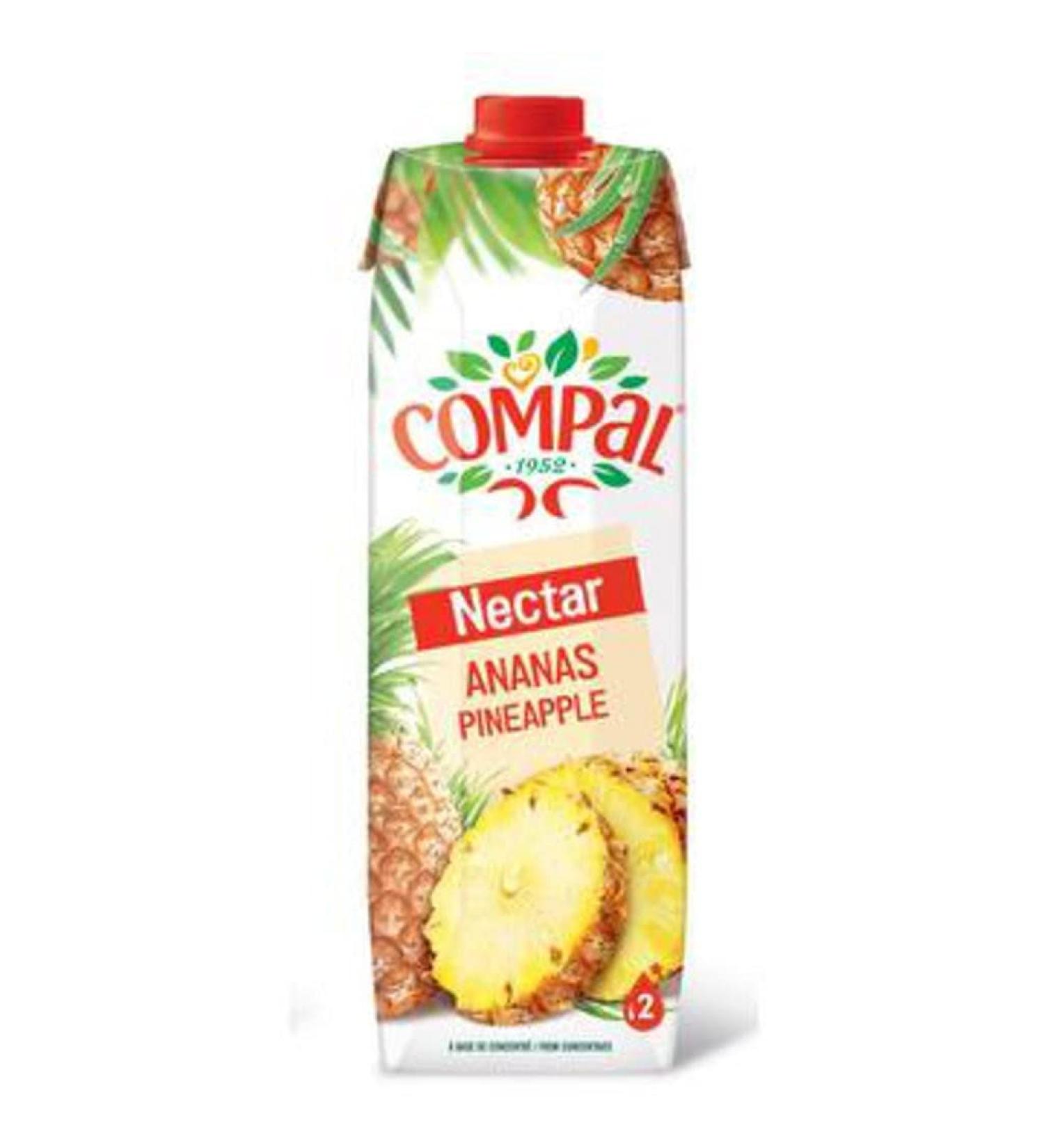 Compal Compal Nectar Pineapple 1L (12 pack)