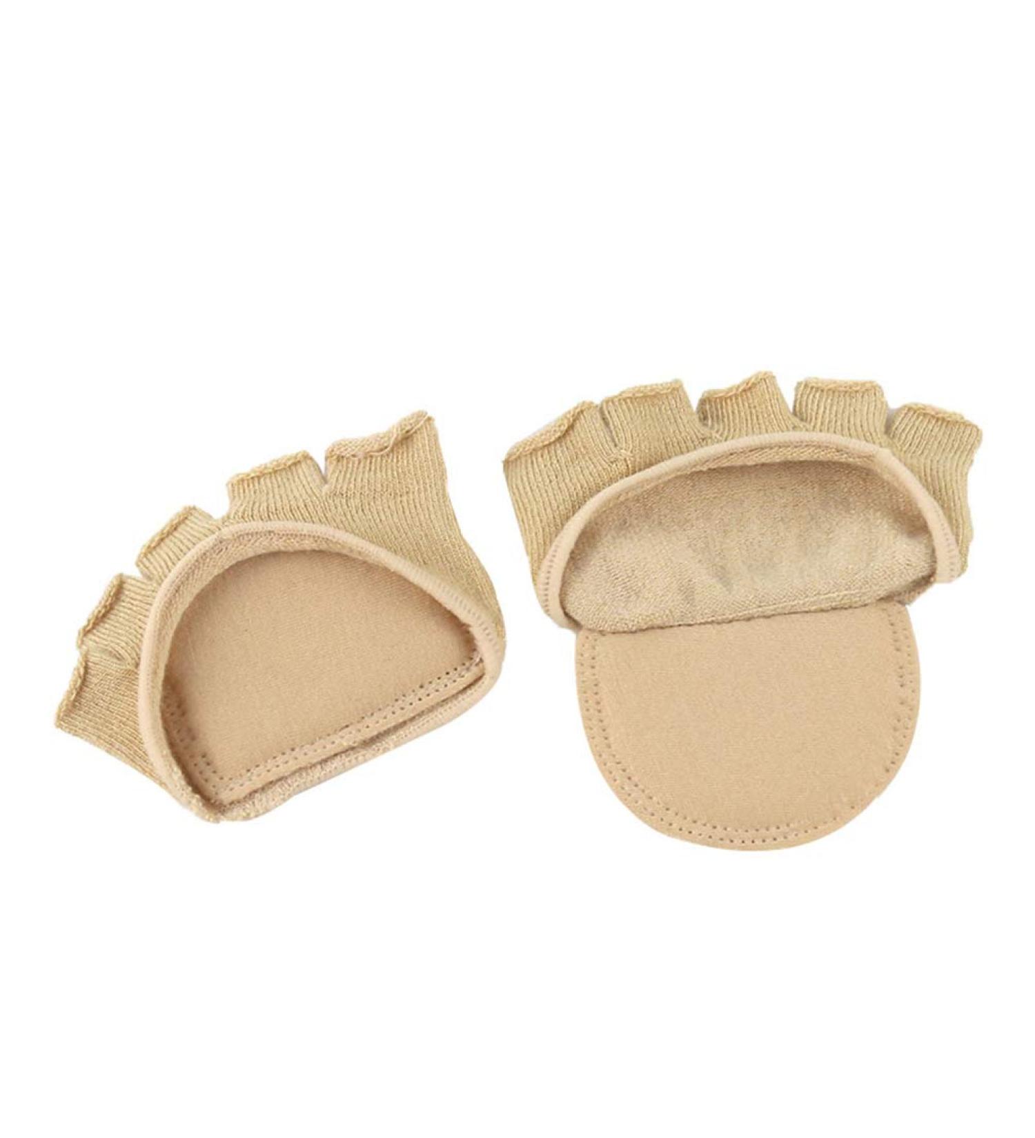 Exceart Metatarsal Sleeve: No Show Five Toe Forefoot Socks for Women Men - 1 Pair - Buy Online on GoSupps.com