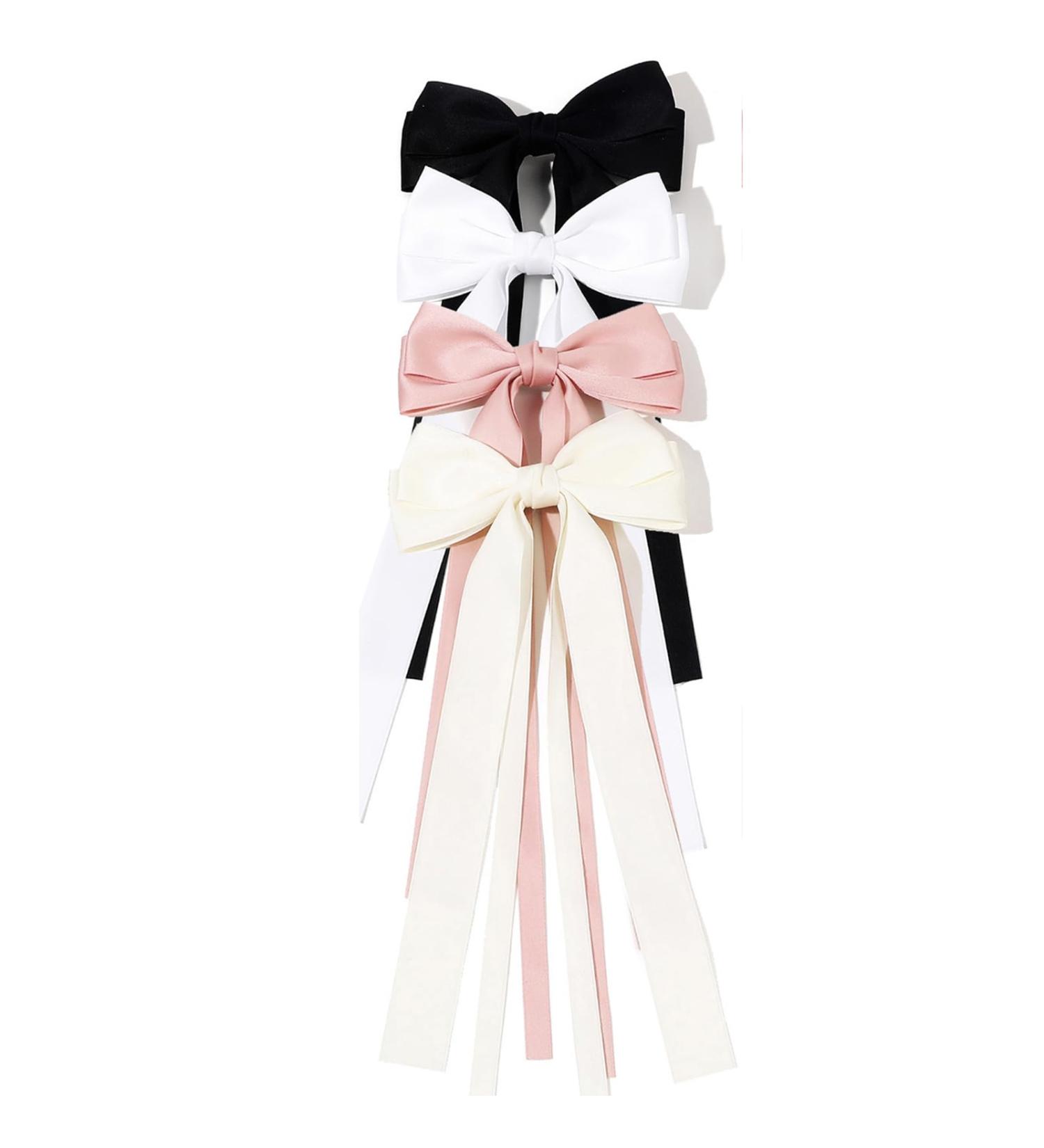 4pcs/set Bowknot Spring Hair Clip Makeup Travel Headwear For Woman Girls Taking Photo Shopping Hairpin Anti Slip Festival Hair Barrettes For Daily Life Large Lovely Hair Barrettes For Woman Small Hair - Buy Online on GoSupps.com