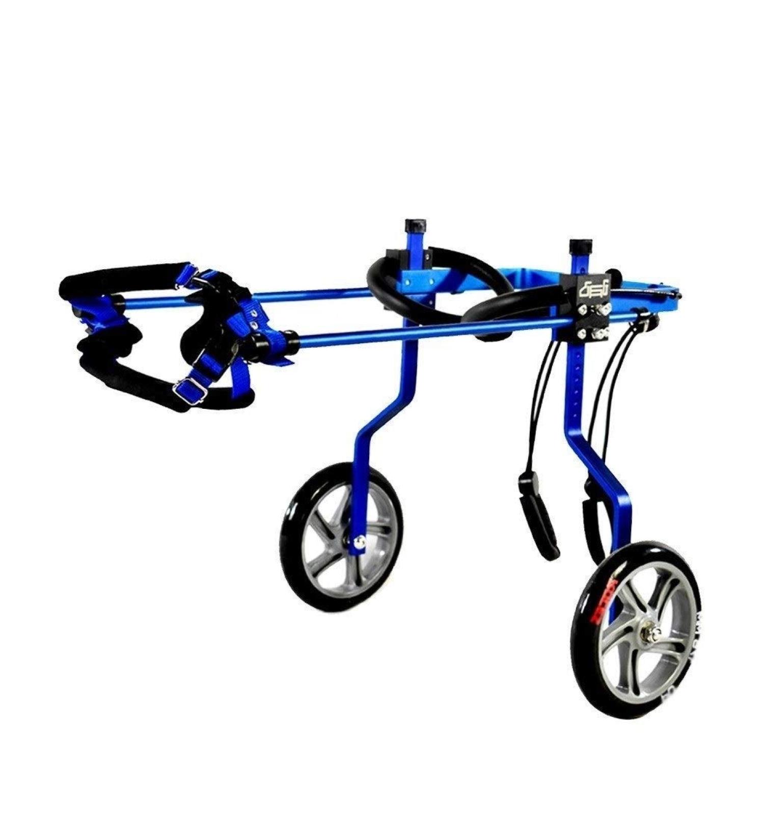 Dog Wheelchair for Back Legs Dog Cart Pet Wheelchair for Handicapped Hind Legs Small Dog Cat/Doggie/Puppy Walk Stainless Steel (Color : Blue Size : 03) Blue 3 - Buy Online on GoSupps.com
