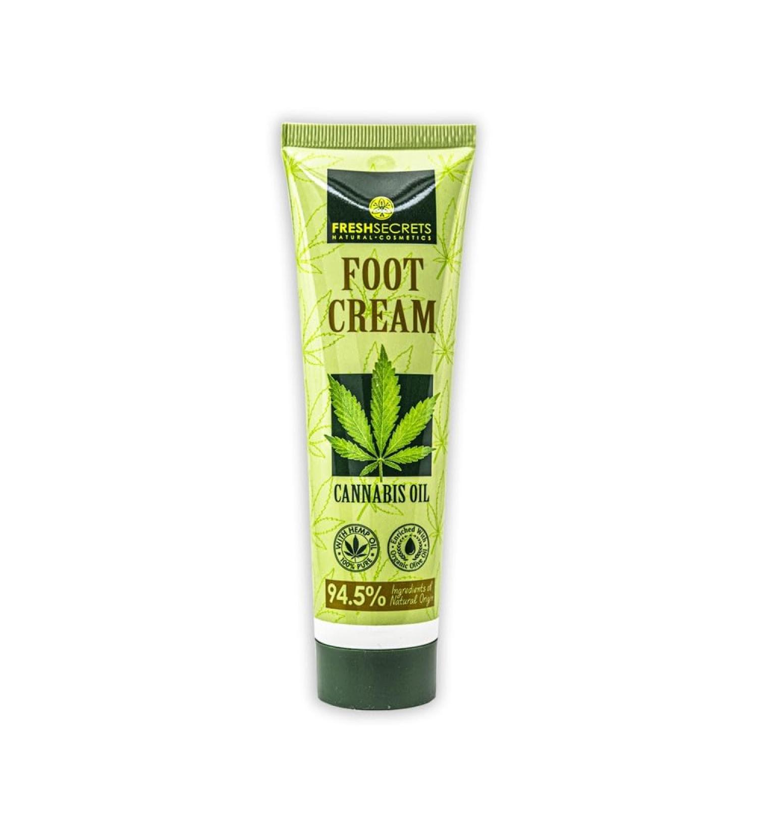 Fresh Secrets Cannabis Foot Cream 100ml / 40906