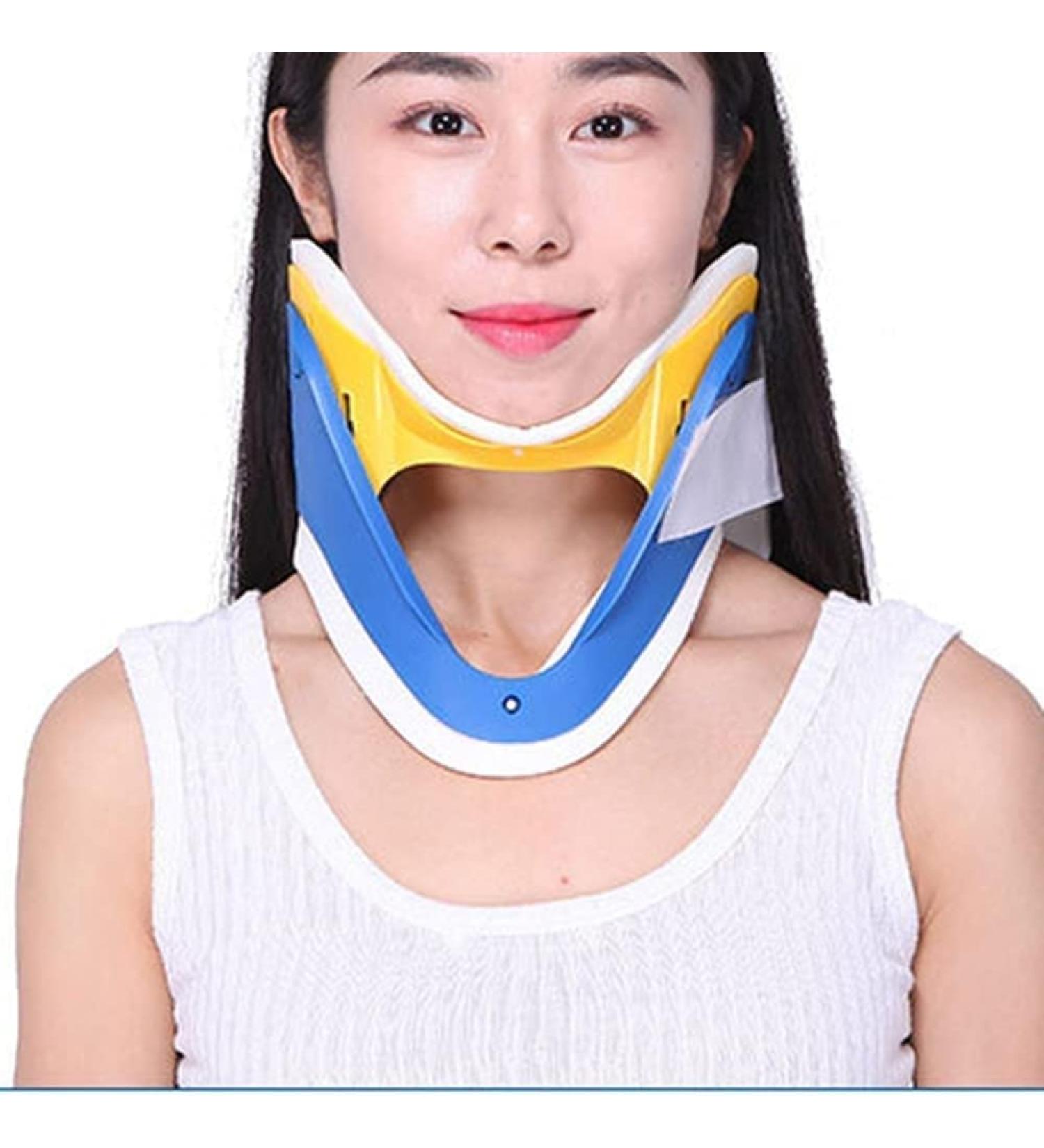 Buy SSDDLZEQ Neck Support Brace | Adjustable Cervical Traction Device for Pain Relief - Buy Online on GoSupps.com