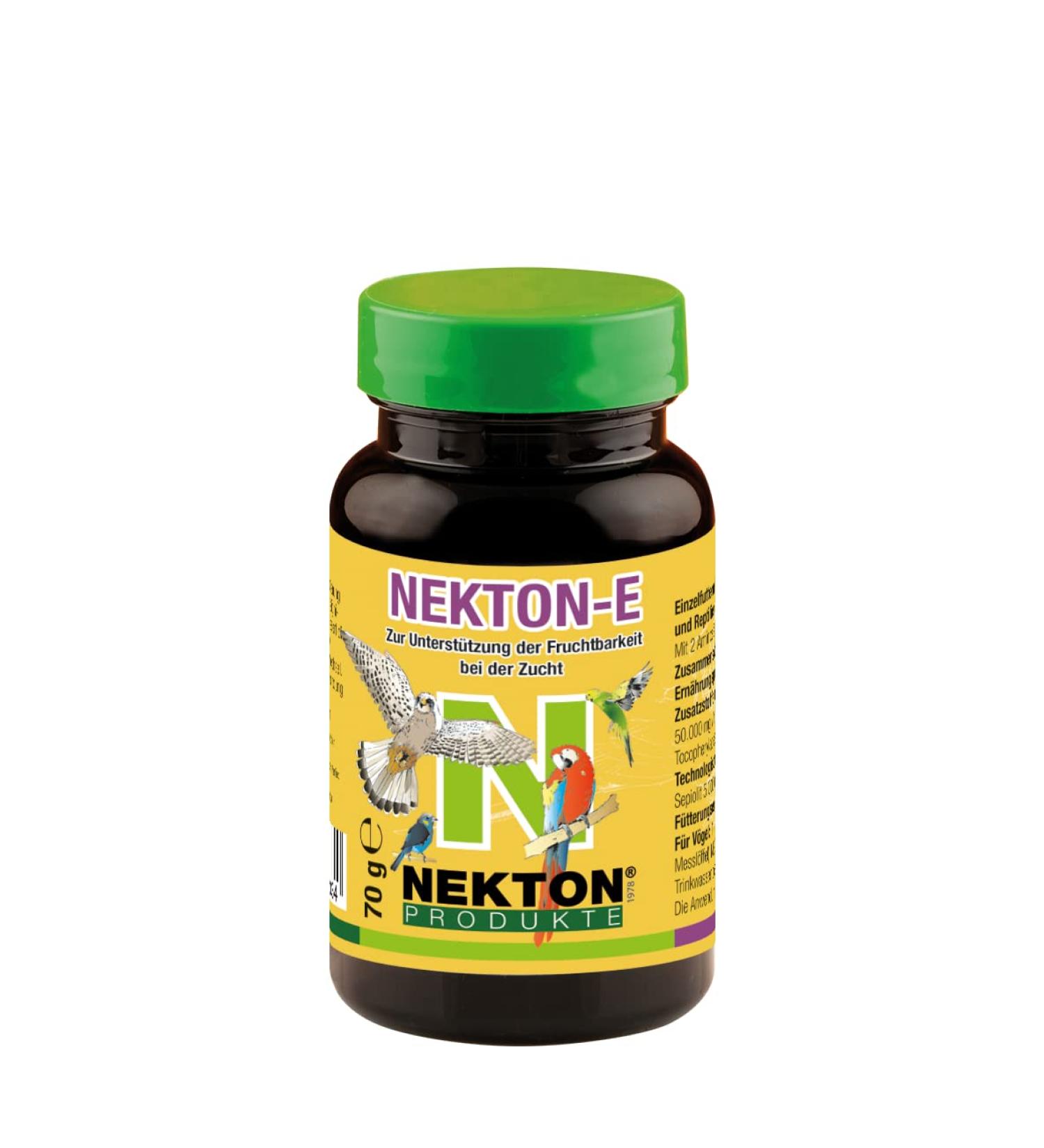 NEKTON-E | Premium Vitamin E for Breeding Birds & Reptiles | Made in Germany (70g) - Boost Health & Vitality - Buy Online on GoSupps.com