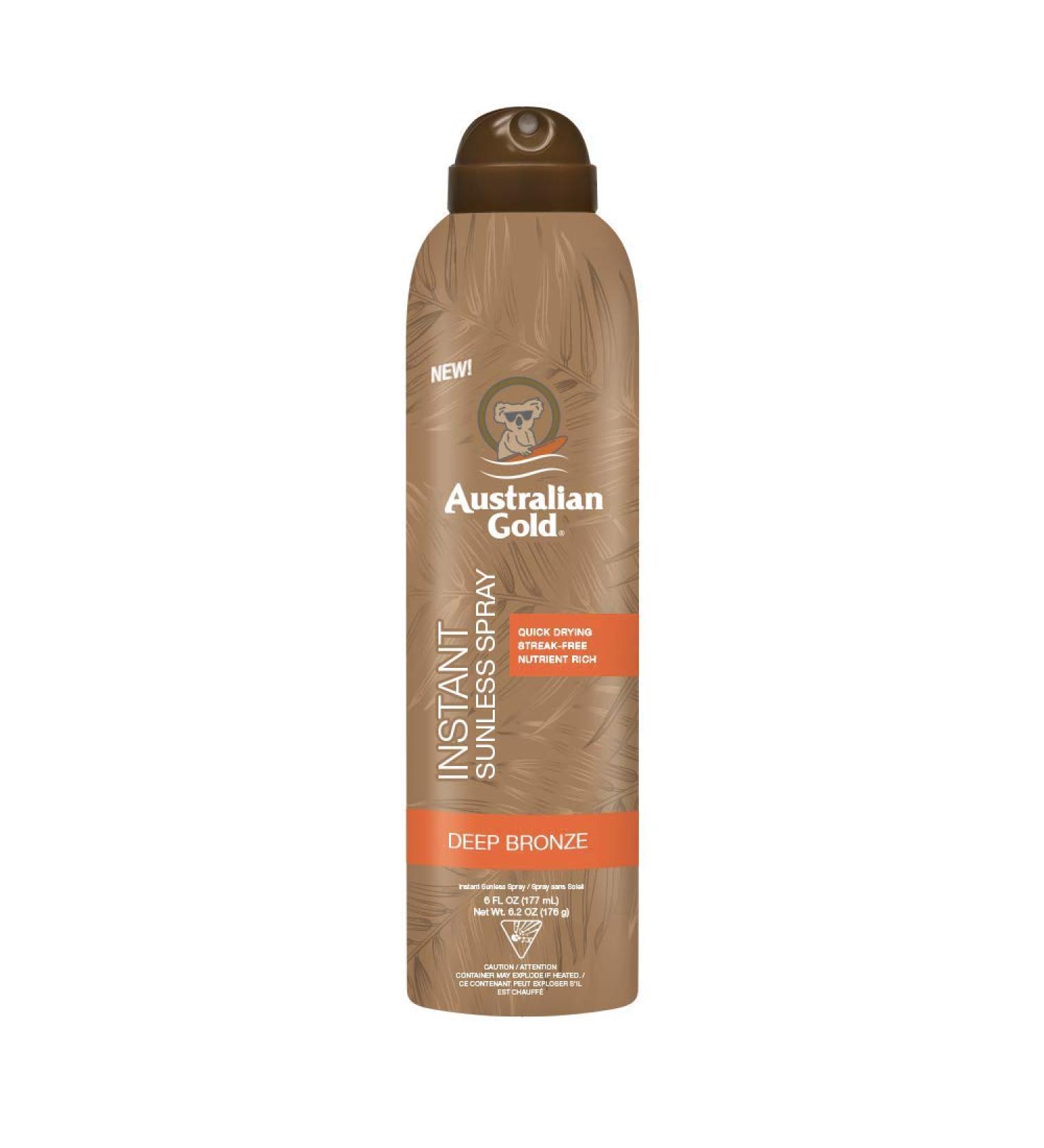 Buy Australian Gold Instant Sunless Spray 177ml - Best Self-Tanner for Effortless Natural Glow | International Shipping Available - Buy Online on GoSupps.com