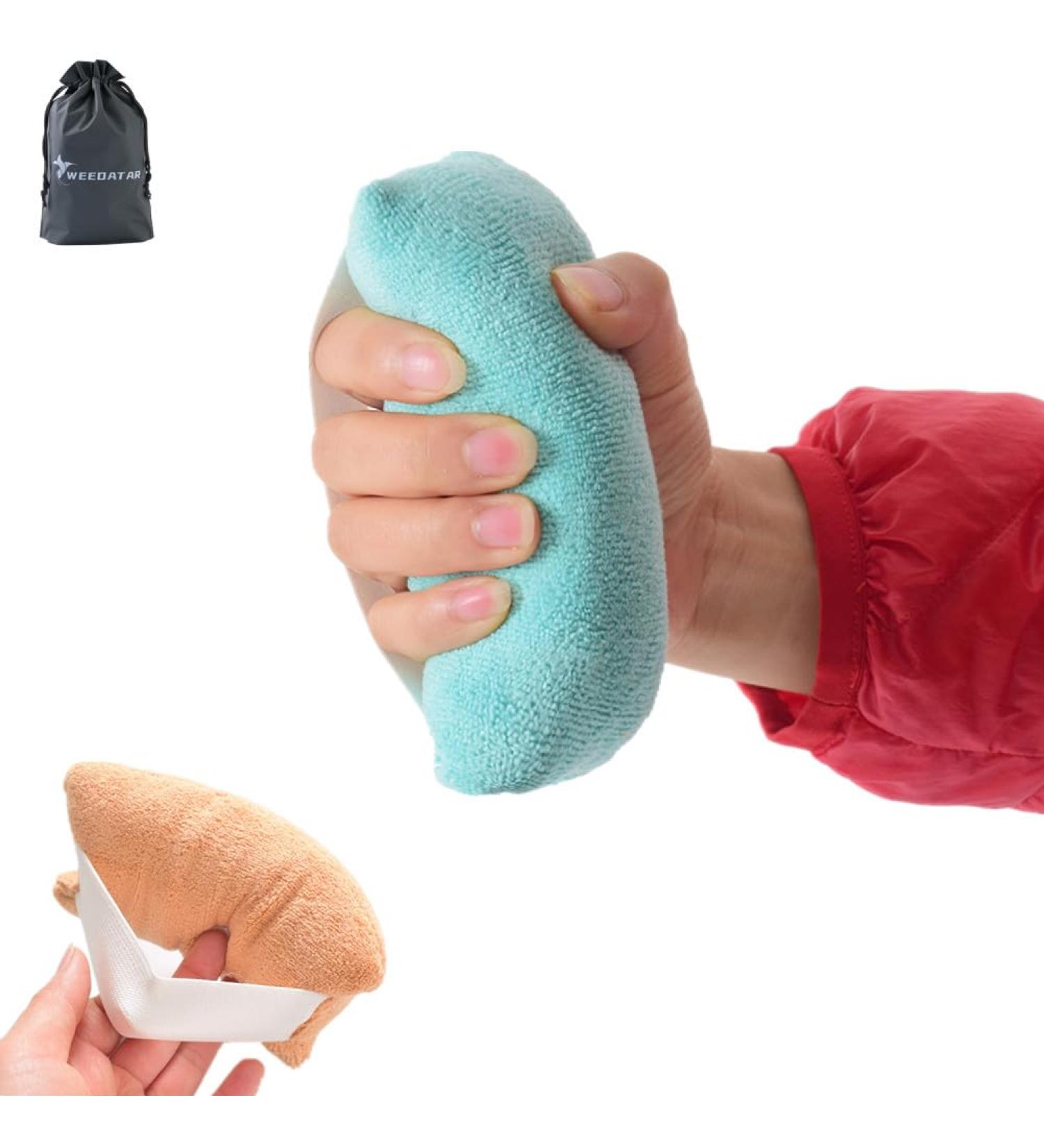 WEEOATAR Fingers Separation Pad | Palm Grips for Finger Rehabilitation | Hand Aid for Elderly & Bedridden | Elastic Band Grip Bar (Green2) - International Shipping Available - Buy Online on GoSupps.com