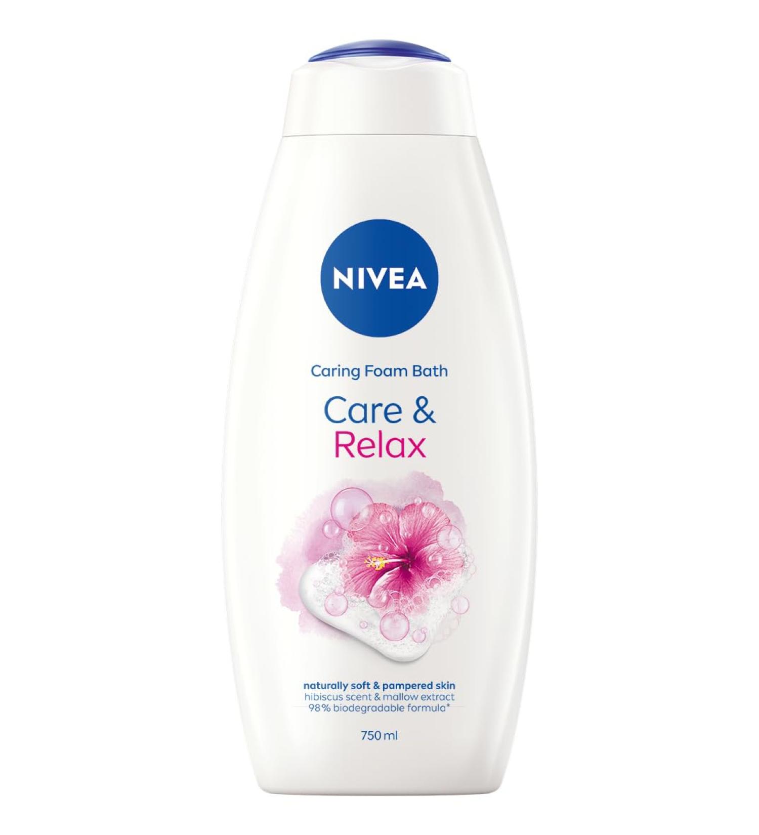  NIVEA NIVEA Care&Relax 2-in-1 Shower Gel 750 ml - Buy Online on GoSupps.com