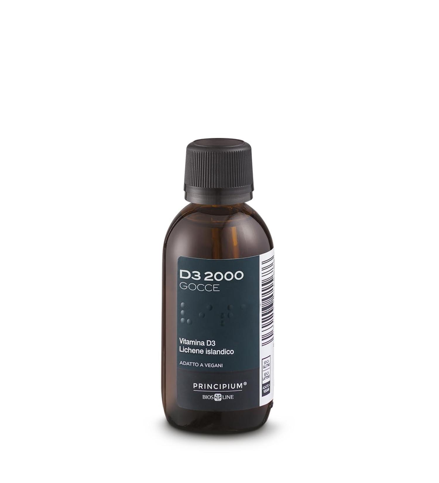  Bios Line Bios Line D3 Vegan 2000 IU Food Supplement 50ml - Buy Online on GoSupps.com