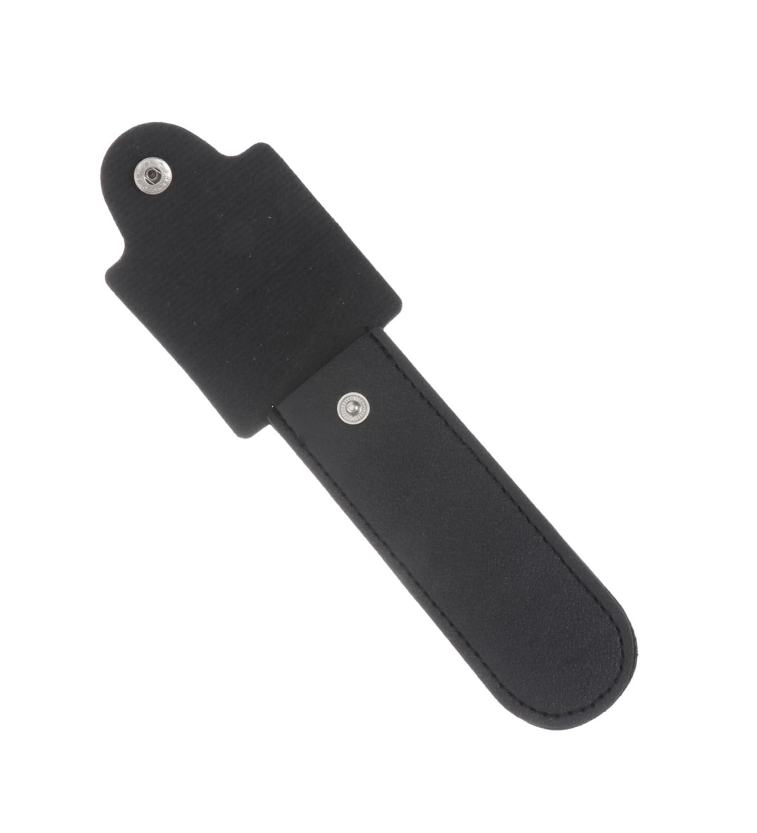 Fomiyes Leather Razor Holster - Portable Shaving Protection Case for Straight & Double-Edged Razors | International Shipping Available - Buy Online on GoSupps.com