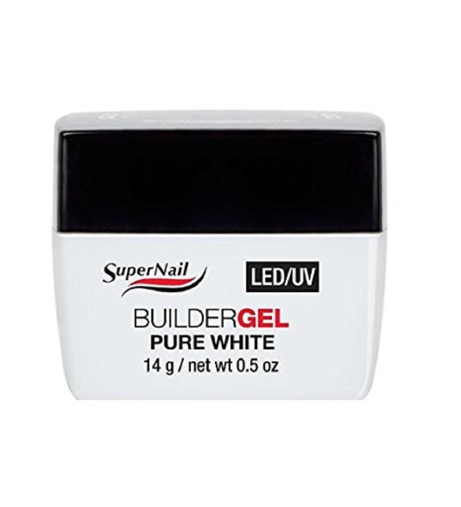 SUPERNAIL Builder Gel Uv/Led Pure White - 14 g