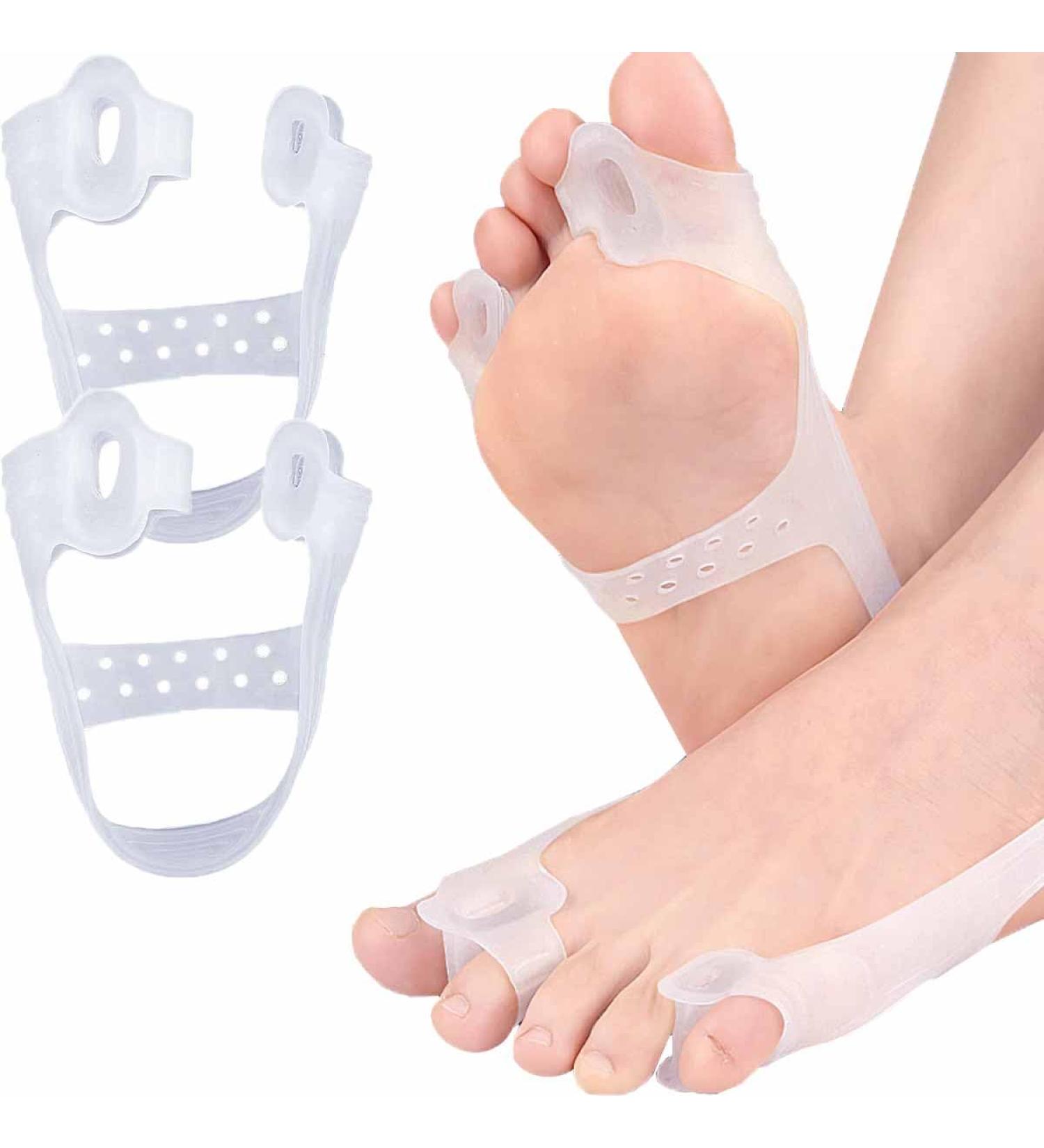 Gel Bunion Pads & Toe Separators - Effective Bunion Relief Correctors for Day & Night Support - Buy Online on GoSupps.com