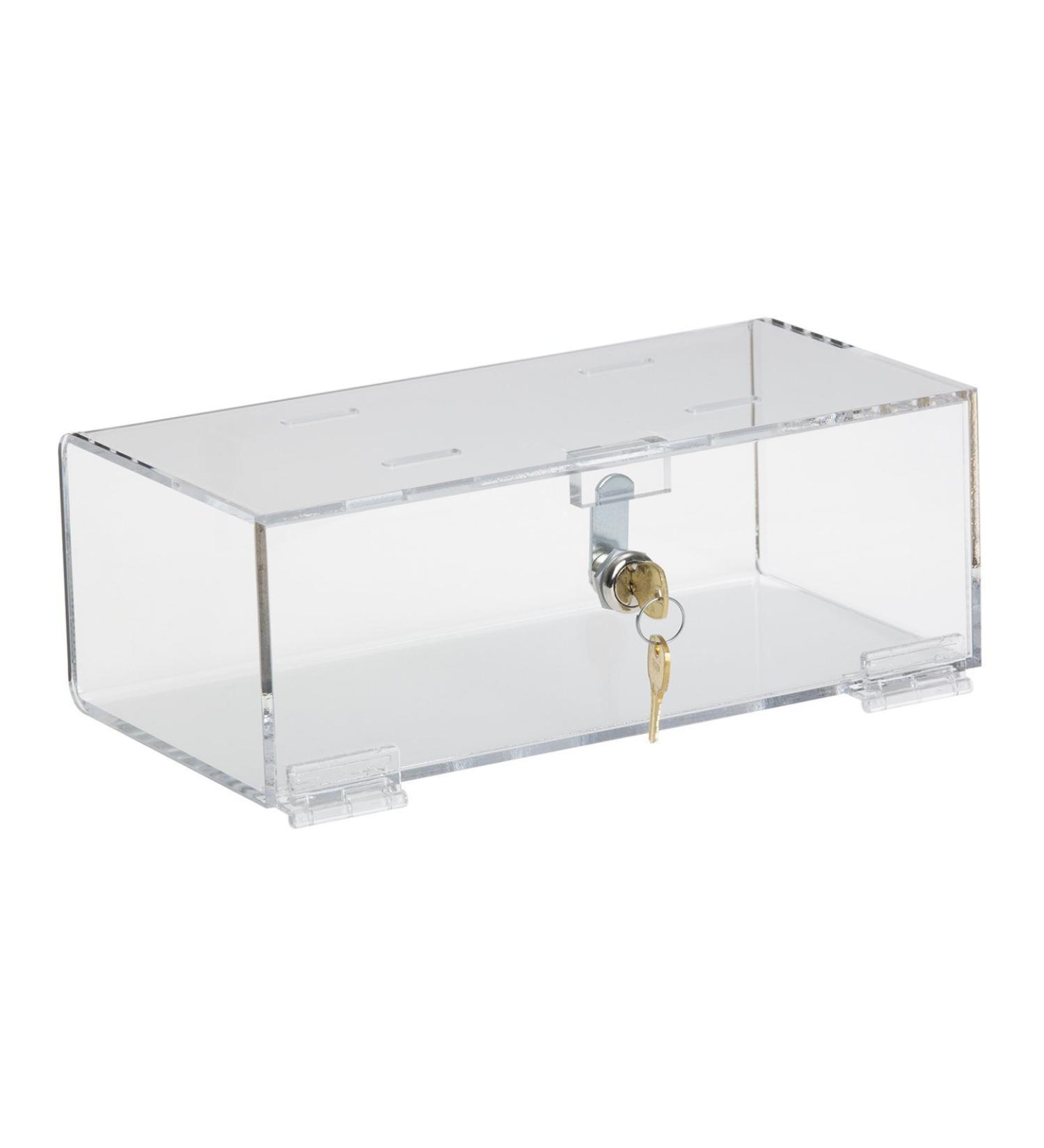 Omnimed 183000 Acrylic Refrigerator Lock Box  4 1/4 H x 12 W x 6 D
