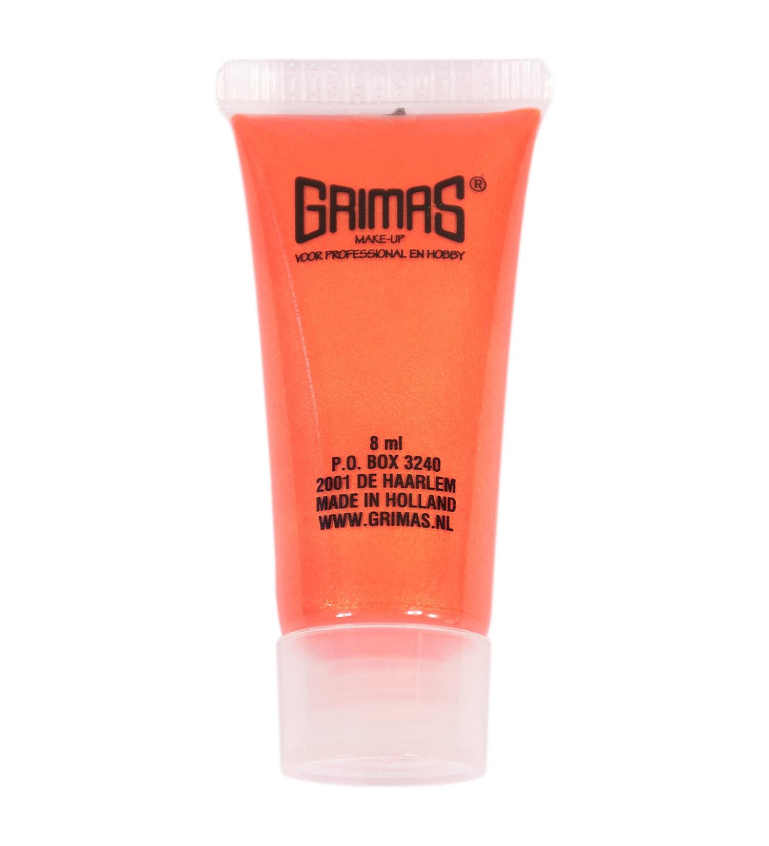 Grimas Liquid Make-up Pearl 8ml coral shiny liquid facial make-up quickly drying perfect cover maximum quality unpared gluten-free shiny coral (773)