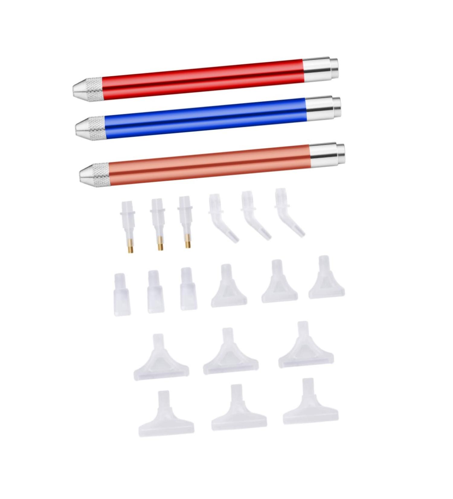 DOITOOL 3sets Nail Art Drill Pen Embroidery Embrolyiss Nail Art Tool Kit Diamond Picker The Nail Kit Arts Crafts Mandala Dotting Pen Diy Drill Pen Nail Drill Pen Painted Stippling - Buy Online on GoSupps.com