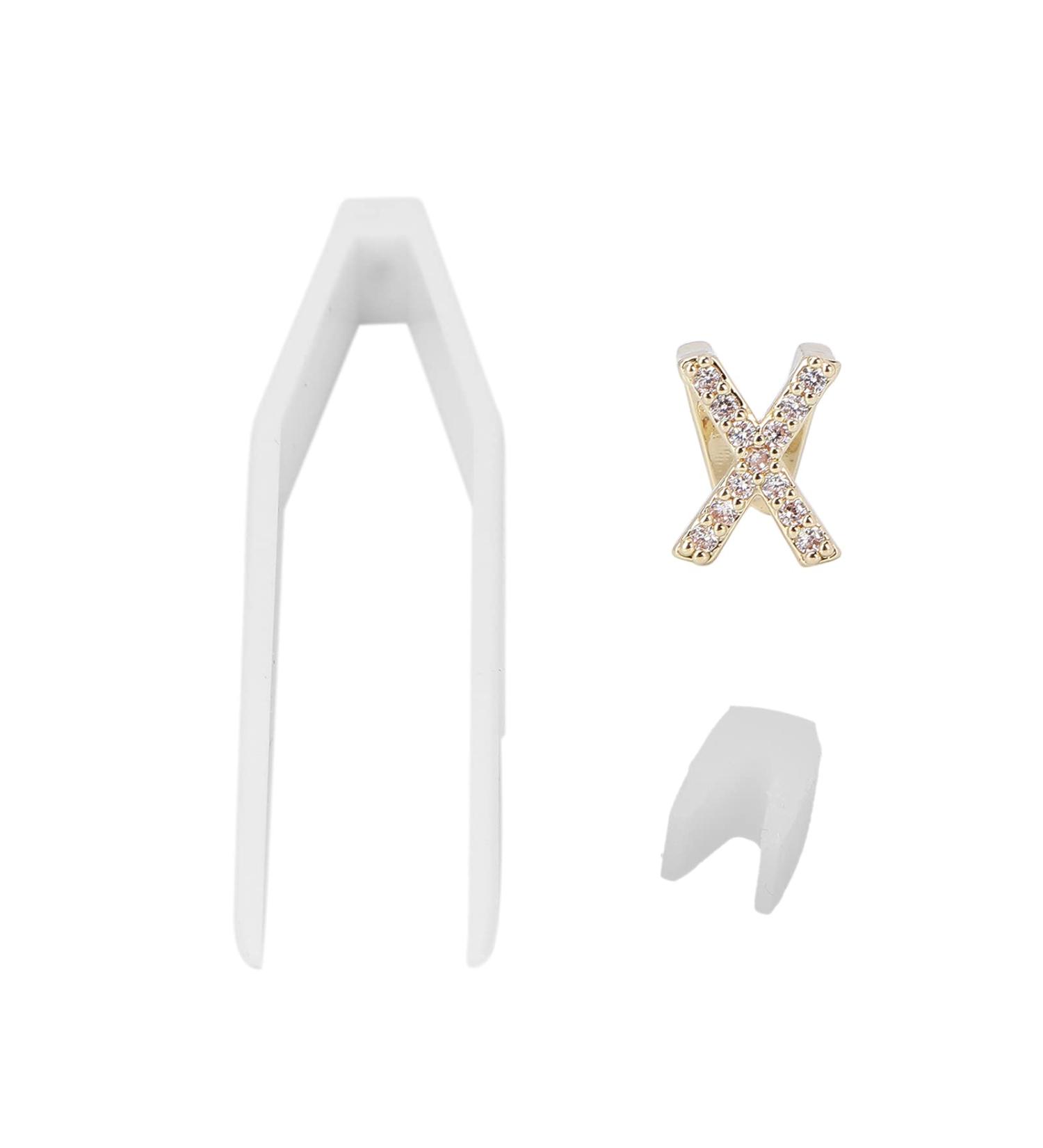 Shop Hip Hop Style False Teeth | Halloween Artificial Teeth with Gold Plated English Letters - International Shipping Available - Buy Online on GoSupps.com
