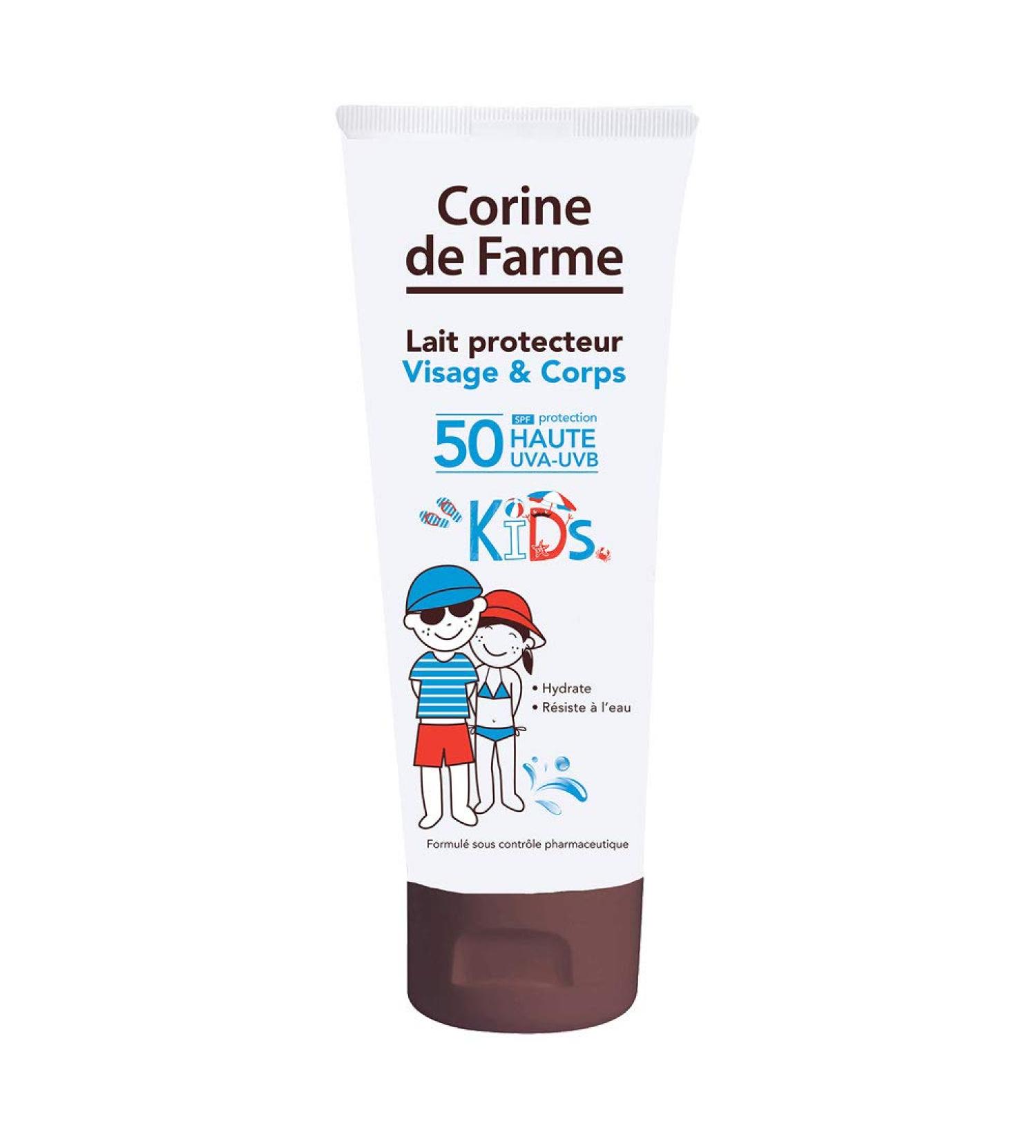 Corine de Farme Protective Face / Body Lotion for Children SPF50 - Buy Online on GoSupps.com