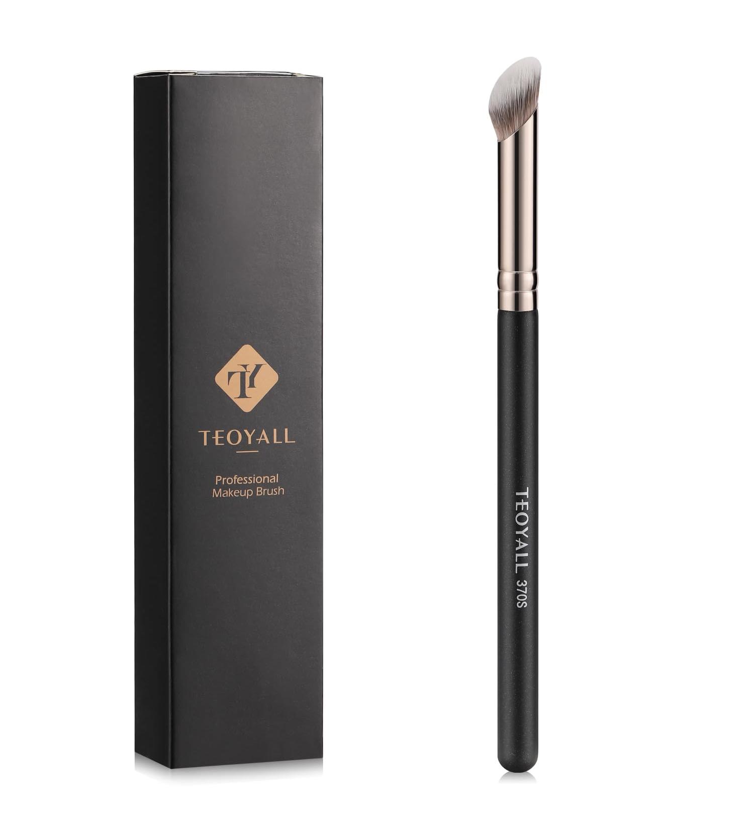 TEOYALL Mini Nose Contour Brush - Synthetic Under Eye Concealer & Blending Brush for Liquid Cream & Powder Cosmetics - Perfect for Flawless Makeup Application - Buy Online on GoSupps.com