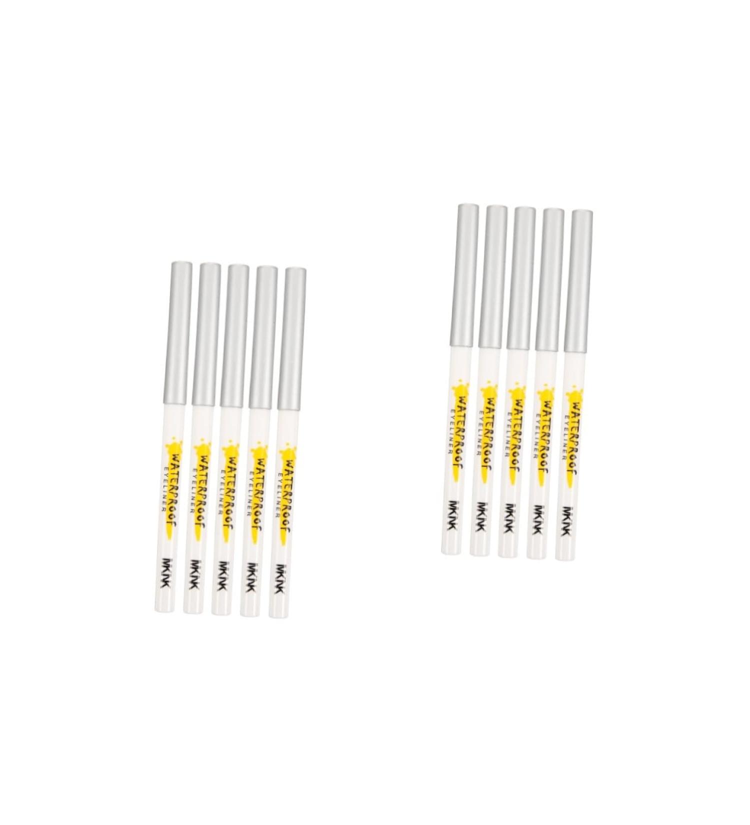 FOMIYES 10 Pcs White Lying Silkworm Pen Eyeshadow Stick Eye Makeup Tool Eye Shadow Stick Makeup Pen Girl - Buy Online on GoSupps.com