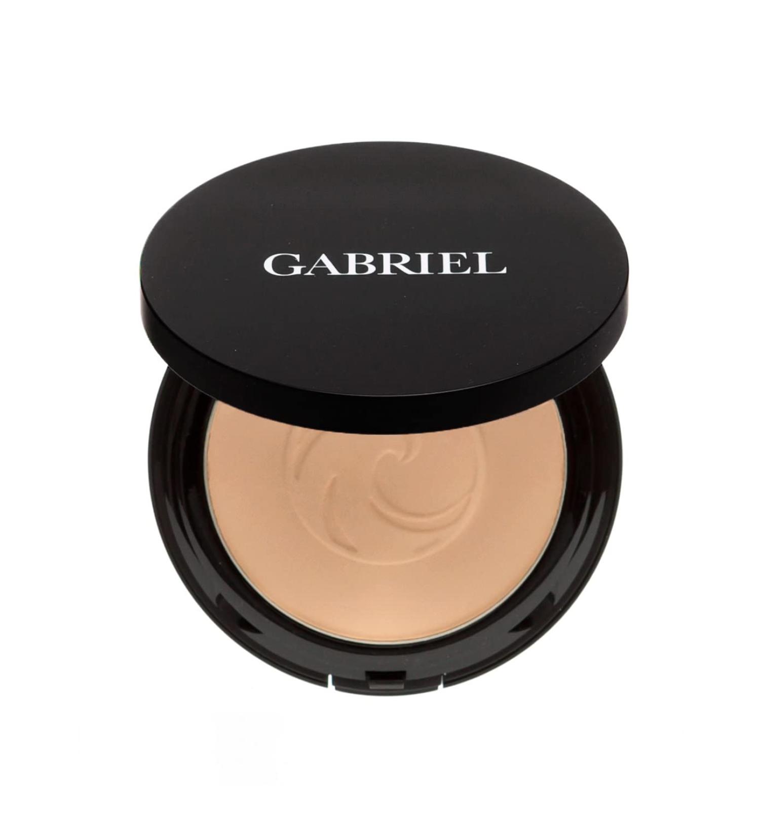 Gabriel Cosmetics Medium Beige Dual Powder Foundation - Natural Pressed Mineral Powder (Medium to Tan/Warm Undertones) | Vegan & Gluten-Free | Paraben-Free & Cruelty-Free | Non-GMO | .32 oz - Buy Online on GoSupps.com