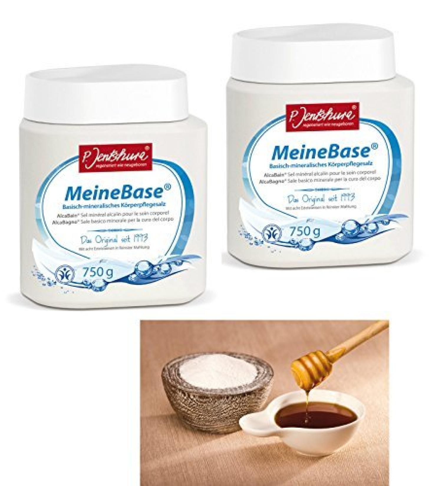 Jentschura: P. Jentschura Meine Base 2x750g | Alkaline mineral body care salt bath salt
