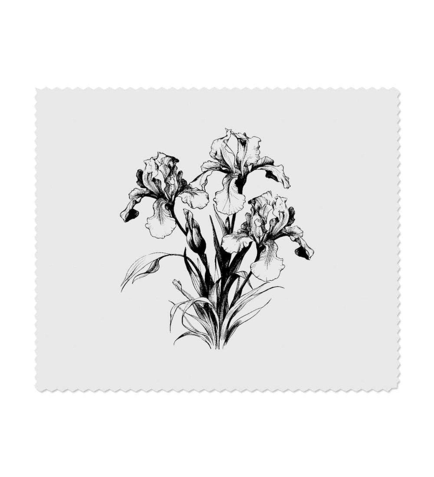 Buy 2 x Microfiber Cleaning Cloths Iris Flowers Soft Reusable Eco-Friendly Cleaning Solutions for Home & Travel - Buy Online on GoSupps.com
