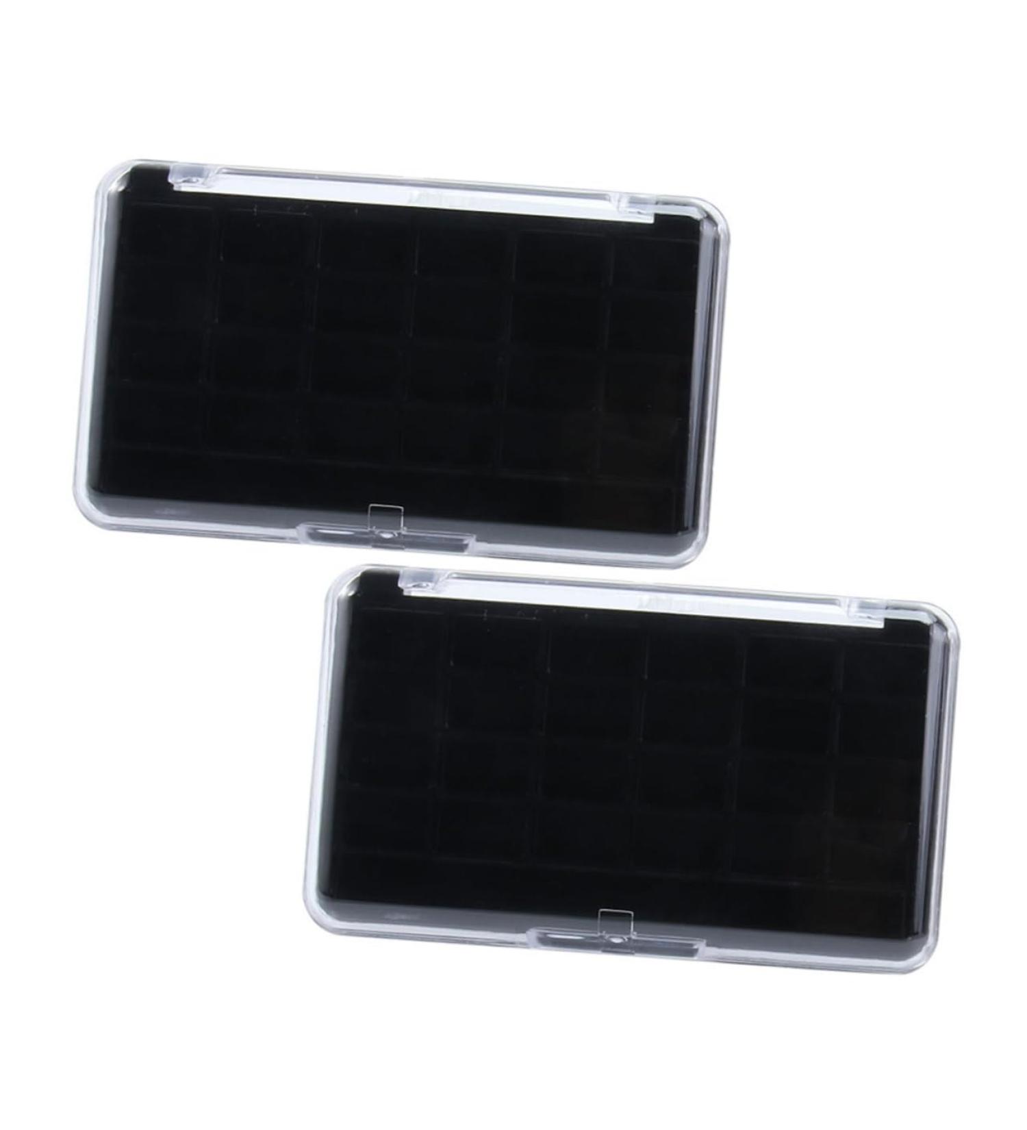 NOLITOY 2pcs 24 Empty Eye Shadow Box Blush for Cheeks Cosmetic Case Magnetic Paint - Buy Online on GoSupps.com