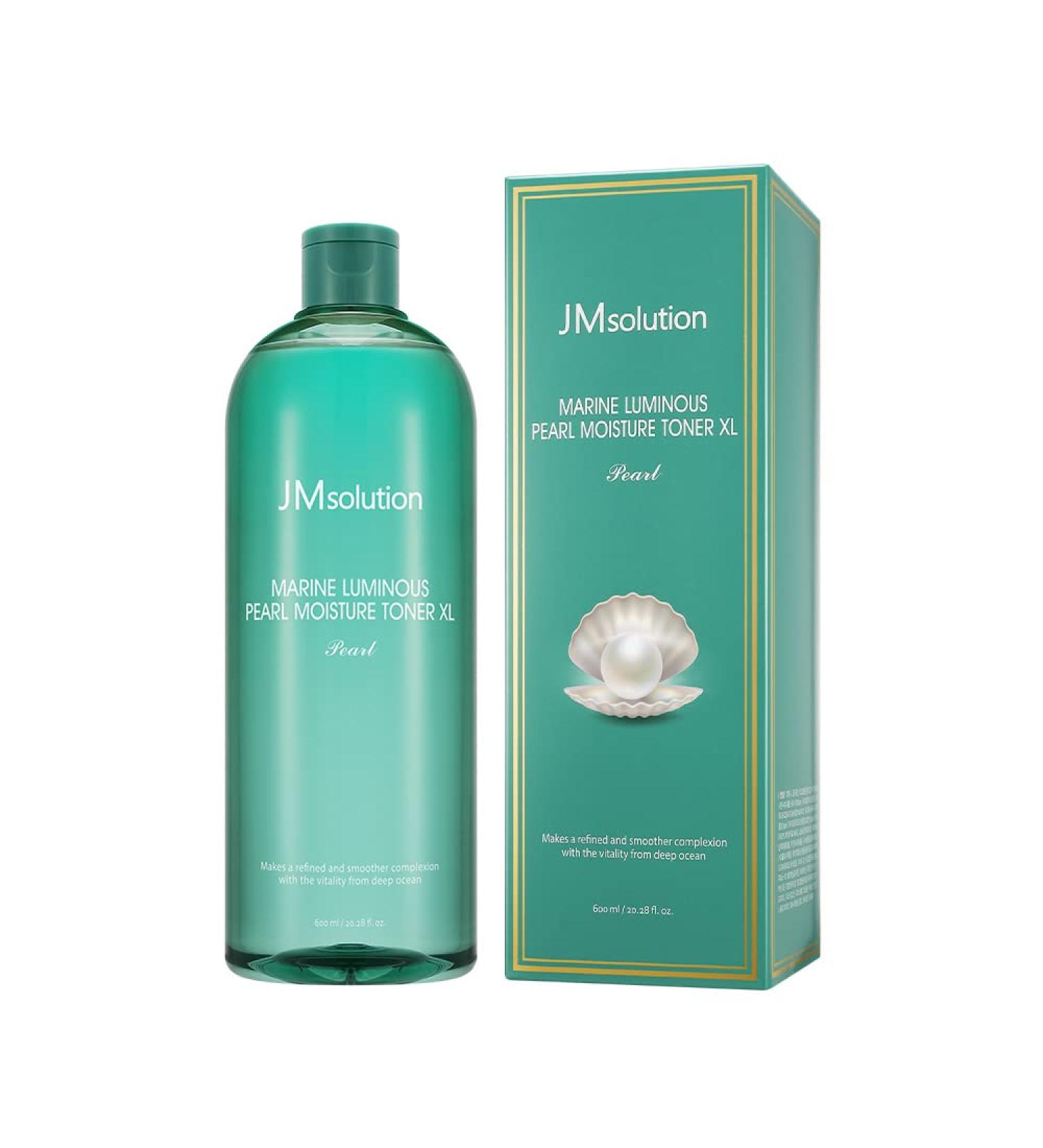 JM Solution Marine Luminous Pearl Moisture Toner XL Deep Hydration & Radiance Care - 20.3 fl oz - Buy Online on GoSupps.com