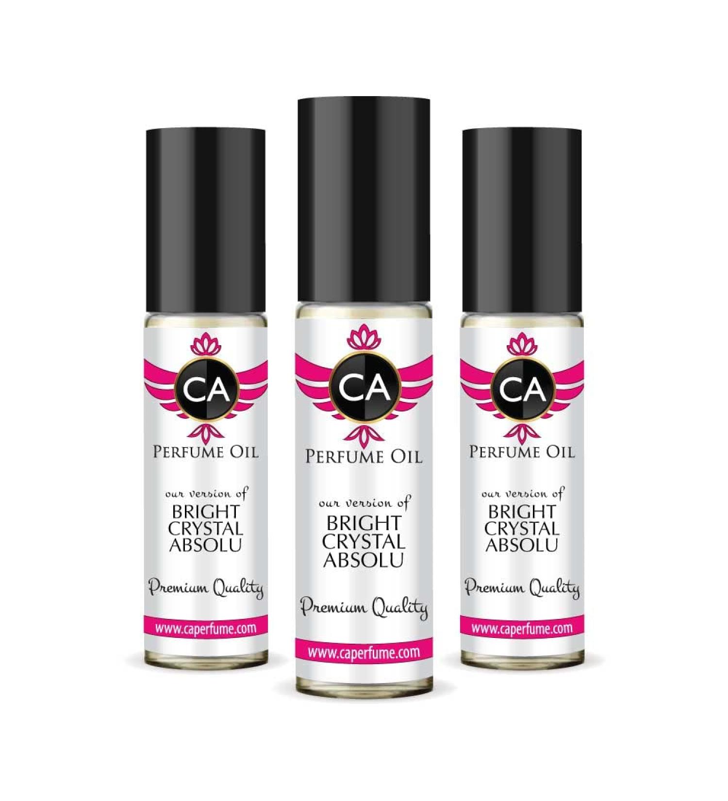 CA Perfume Impression of Bright Crystal Absolu For Women Replica Fragrance Body Oil Dupes Alcohol-Free Essential Aromatherapy Sample Travel Size Concentrated Long Lasting Attar Roll-On 0.3 Fl Oz-X3 - Buy Online on GoSupps.com