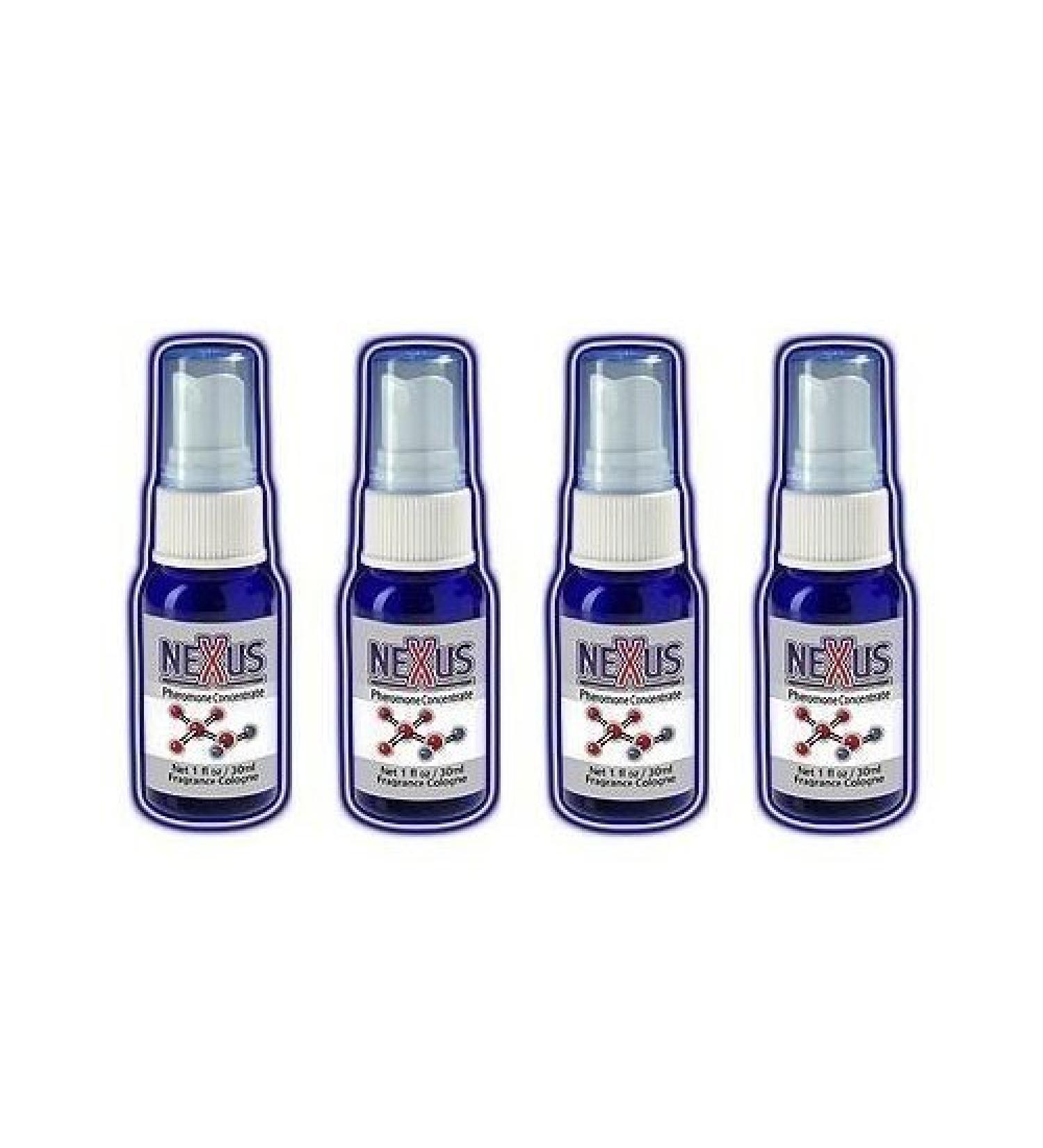 Nexus Pheromones Cologne to Attract Women by Vig Rx (4) Bottles (1 oz. in each bottle)