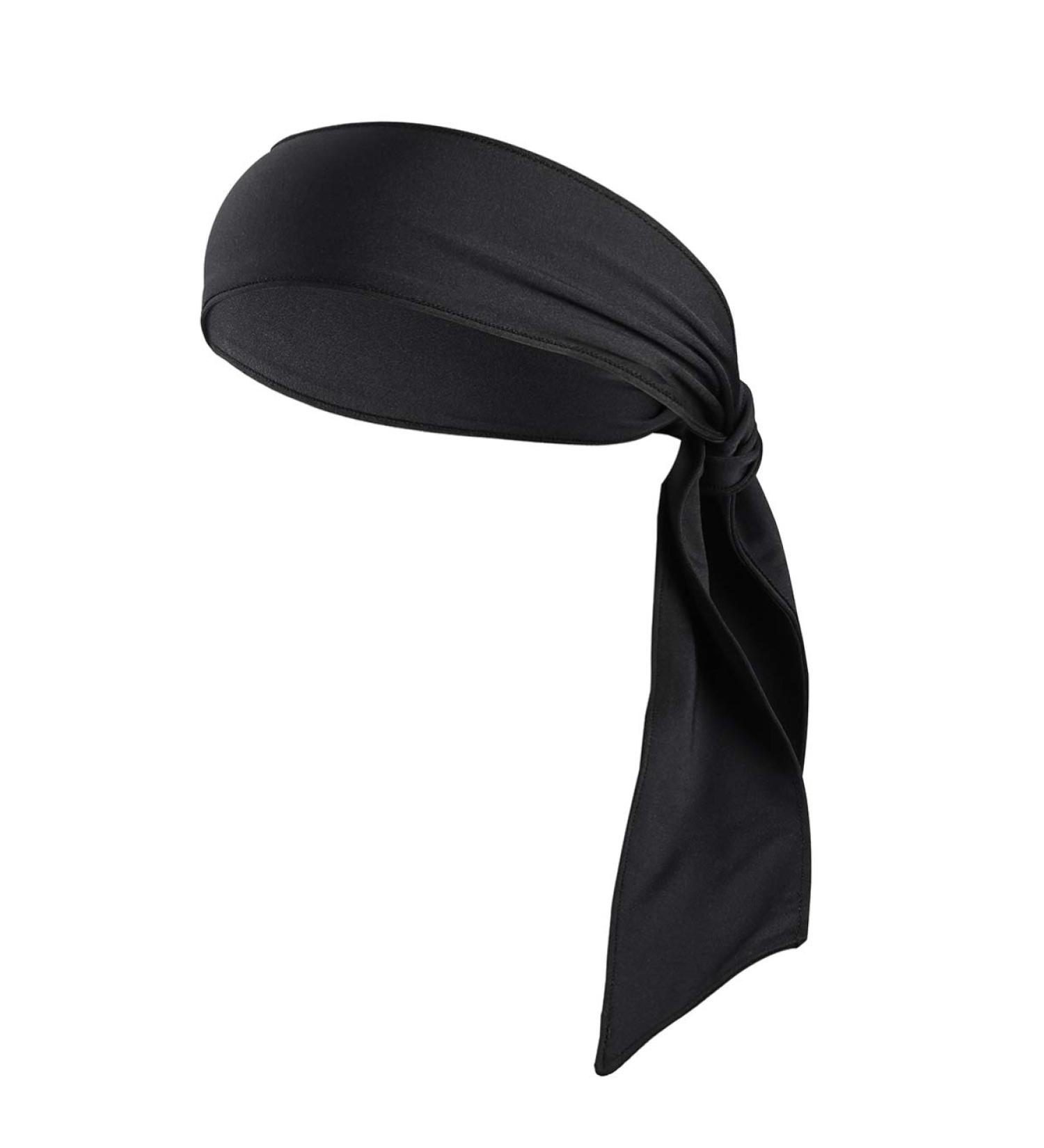 Head Ties Tennis Headbands & Sweatbands for All Ages - Black Head Wraps for Women Men Boys & Girls - Buy Online on GoSupps.com