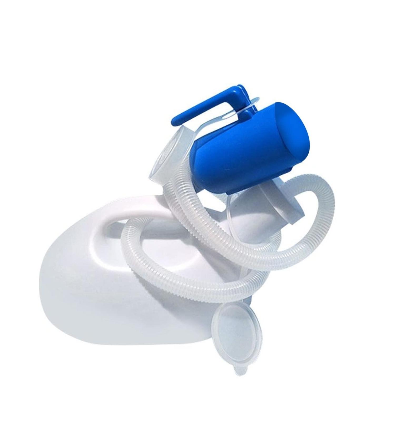 Portable Urinals 2000ml Men Women Urine Bottle Car Leak Proof Potty Portable Travel with Lid Handle Reusable Long Hose Camping Toilet for Men Women (Color : White A) - Buy Online on GoSupps.com