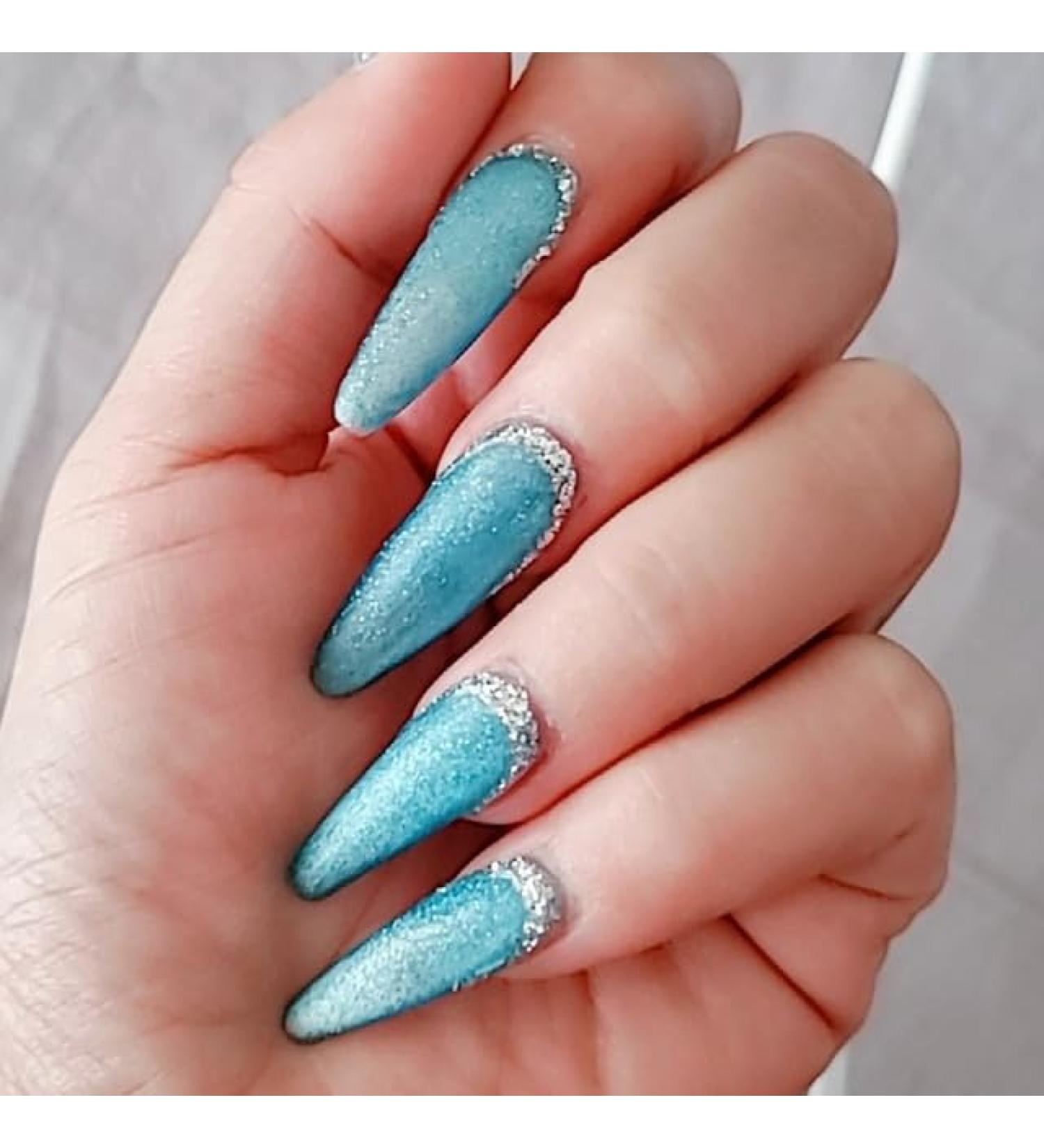 15ml Jelly Blue Gel Nail Polish Vernis Semi Permanent Nail Gel Manicure LED Gel UV Nail Art Gel - (Color: Blue CAT Eye Gel) - Buy Online on GoSupps.com