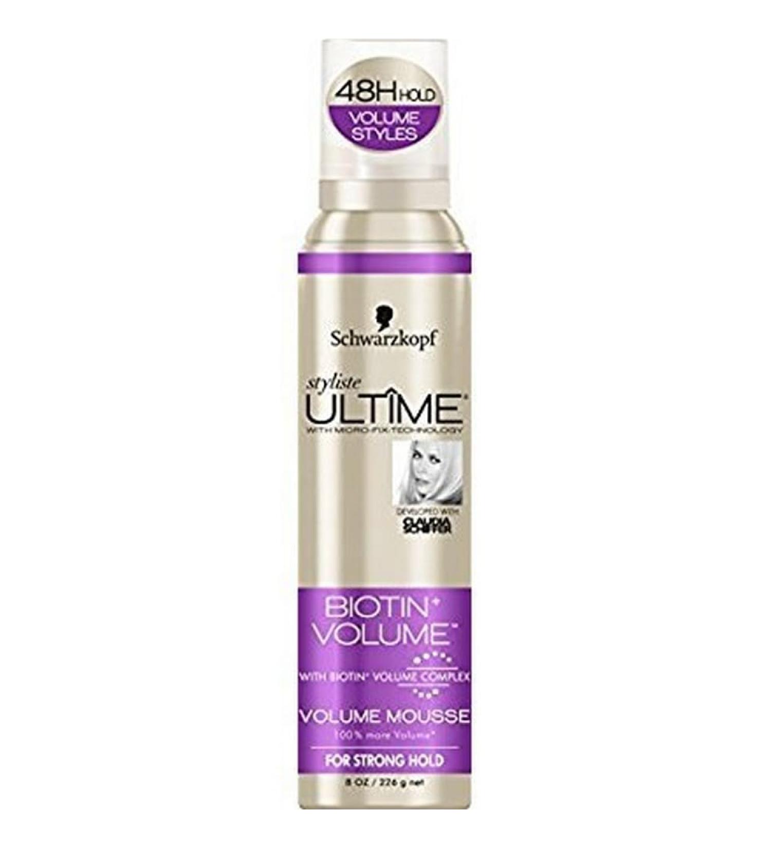 Schwarzkopf Stylist Ultima Biotin Volume Mousse 8 oz.