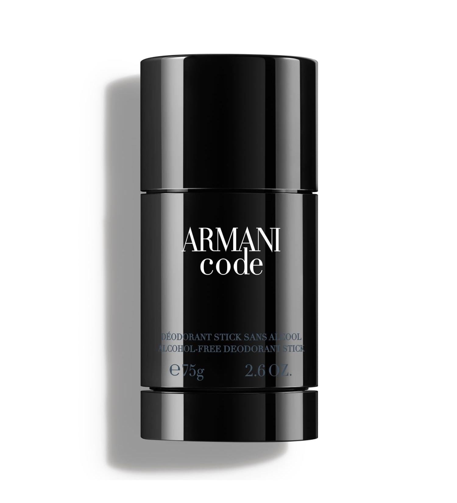 Armani Beauty - Code - Deodorant Stick - Foug re Ambery Spicy Scent - Green Mandarin Nutmeg Tonka Bean Notes - Men's Essentials - 2.6 Fl Oz - Buy Online on GoSupps.com