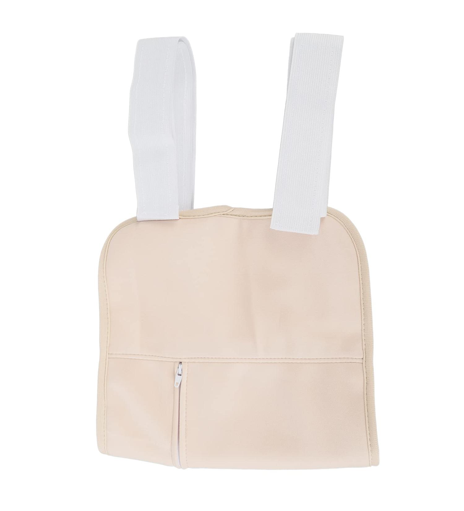 Vgeby Castor Oil Pack for Liver Detox - Ergonomic Reusable Soft Compress (Khaki) | Sleep Better & Heal Naturally - Buy Online on GoSupps.com