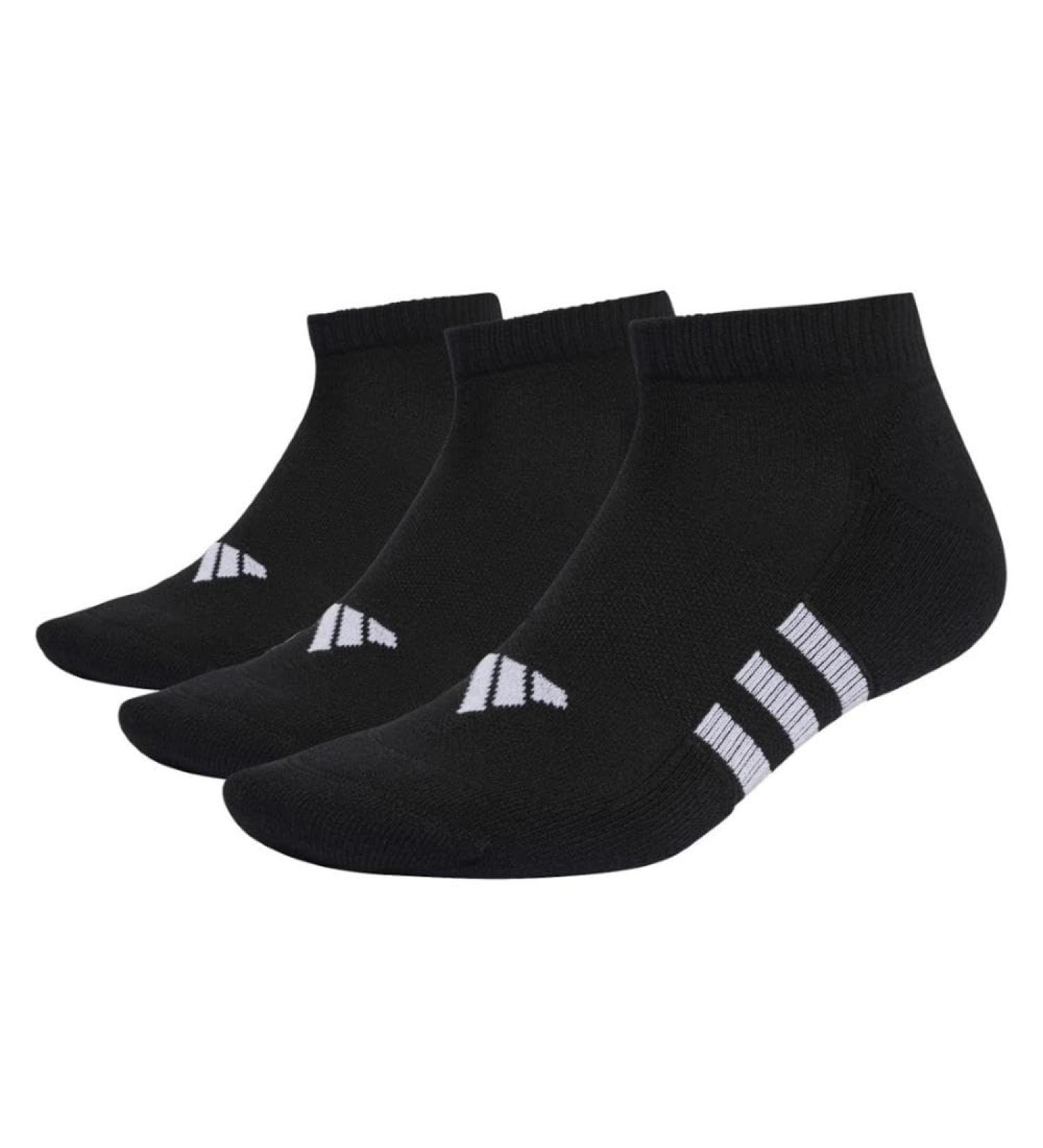 adidas Unisex Performance Cushioned Low Socks - 3 Pairs in Black (Size 43-45) | International Shipping Available - Buy Online on GoSupps.com