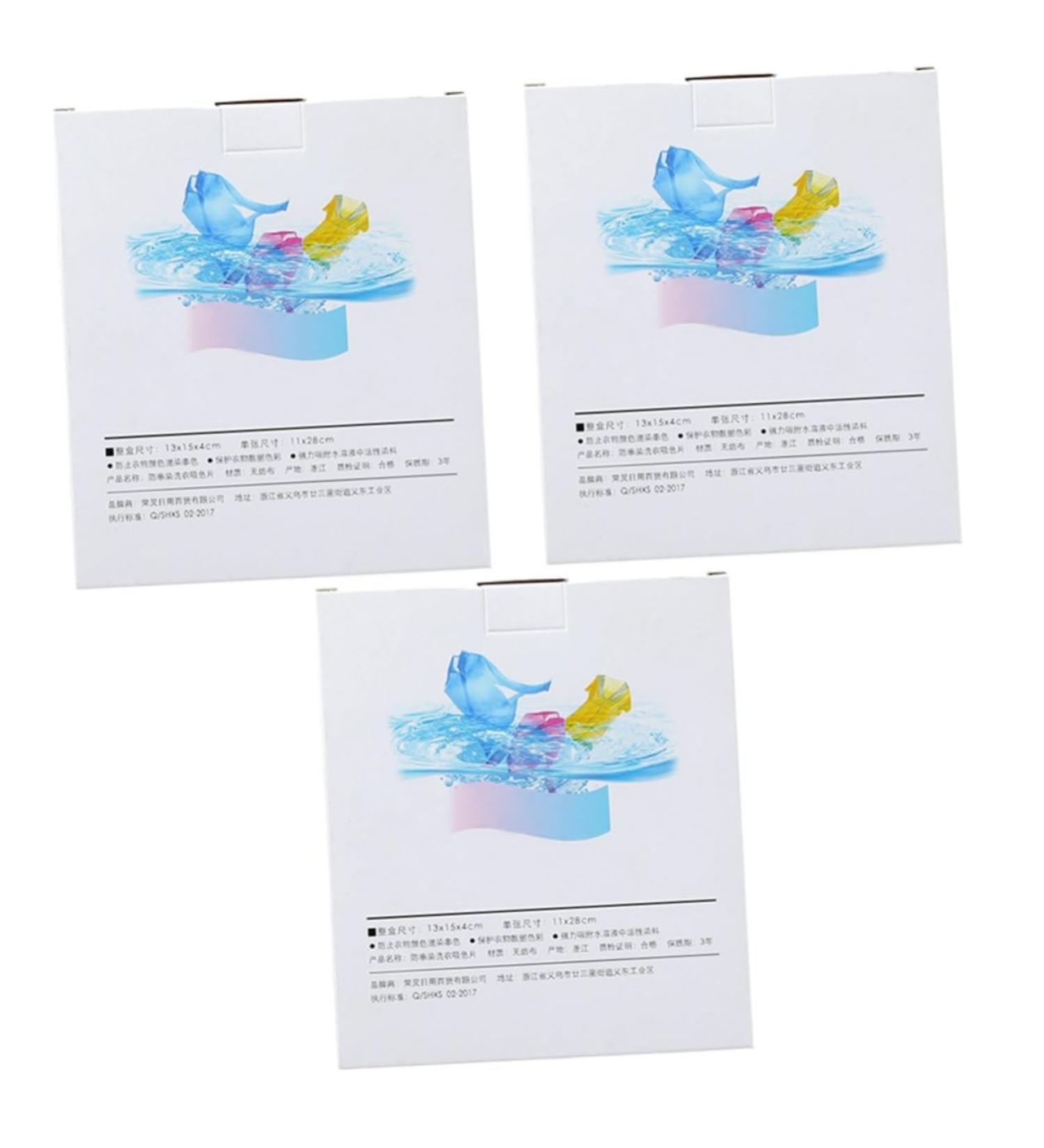 Sosoport 72 Pcs Color Catcher Laundry Grabber Stain Clothes Dye Eraced Stain Remover Home Laundry Dye for Clothes Spot Cleaner Wipeoff Paper for Washing Clothes Wash and Care Confetti - Buy Online on GoSupps.com