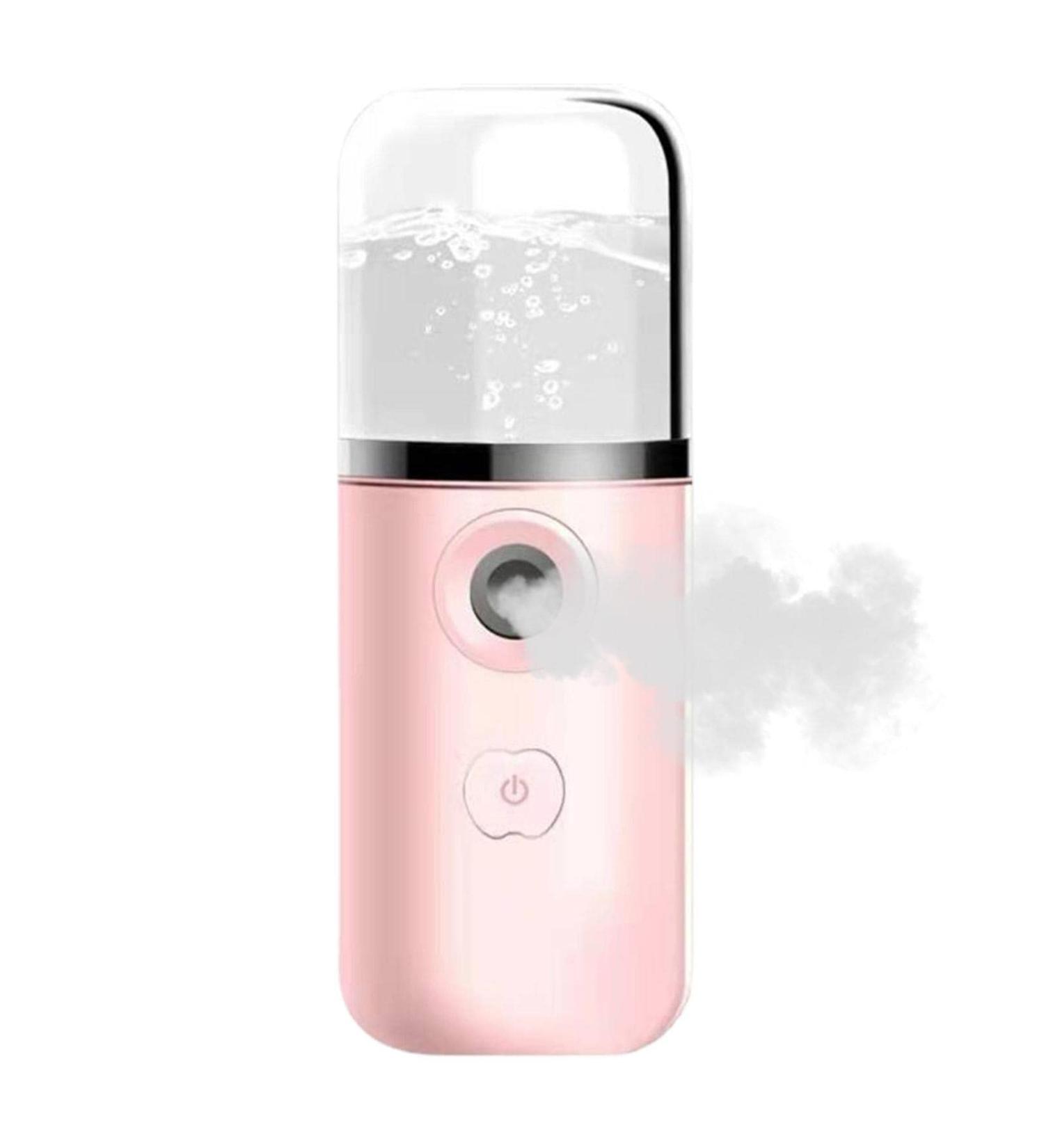 Nano Mister for Lash Extensions - Hydrating Handy Handheld Nano Facial Mist Sprayer | Face Facial Sprayer for Skin Care Refreshing Revitalizing & Soothing - Face Steamer for Daily Use Rowces Pink - Buy Online on GoSupps.com