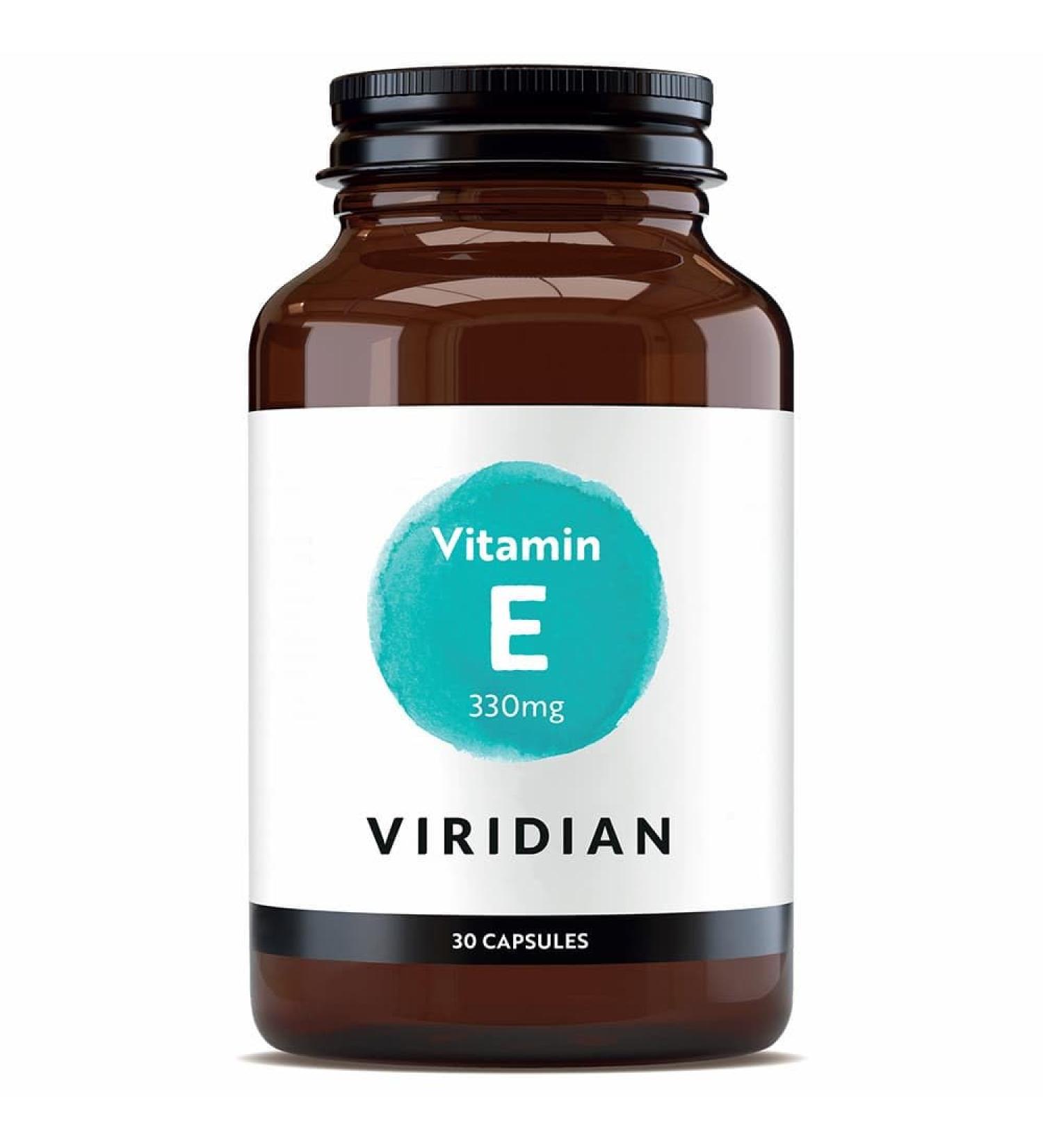 Viridian Natural Vitamin E 400IU 30 Vegetarian Capsules