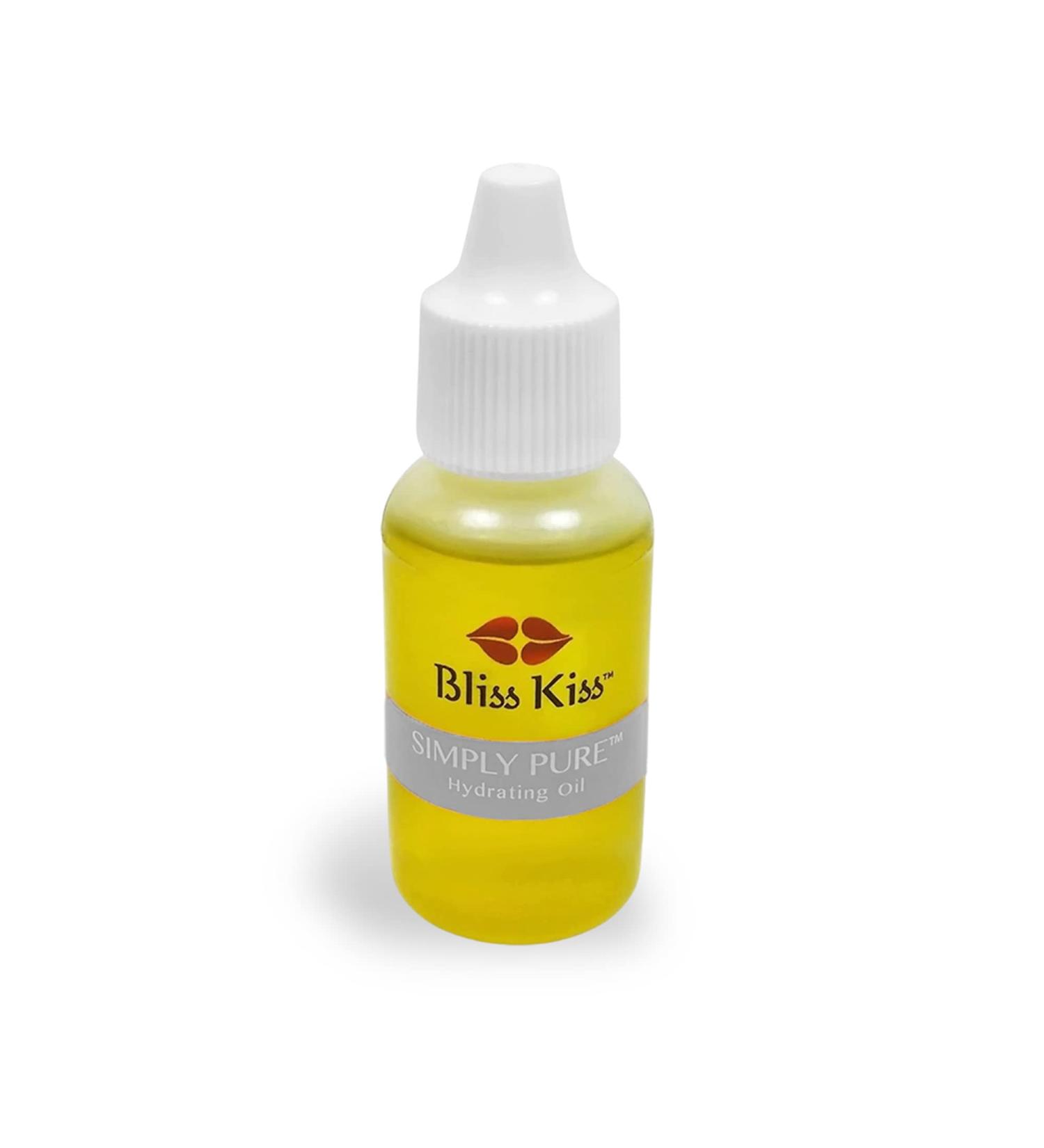 Limited Edition Bliss Kiss Simply Pure Nail Oil Dropper Black Currant Vanilla Scent
