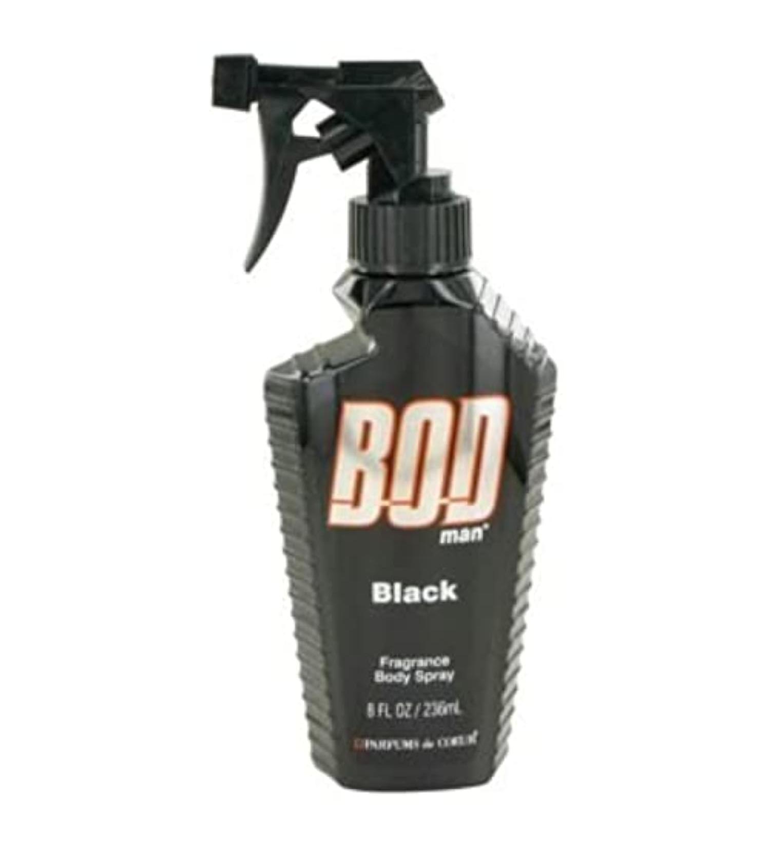 Parfums De Coeur Bod Man Black FOR MEN 8 oz Body Spray
