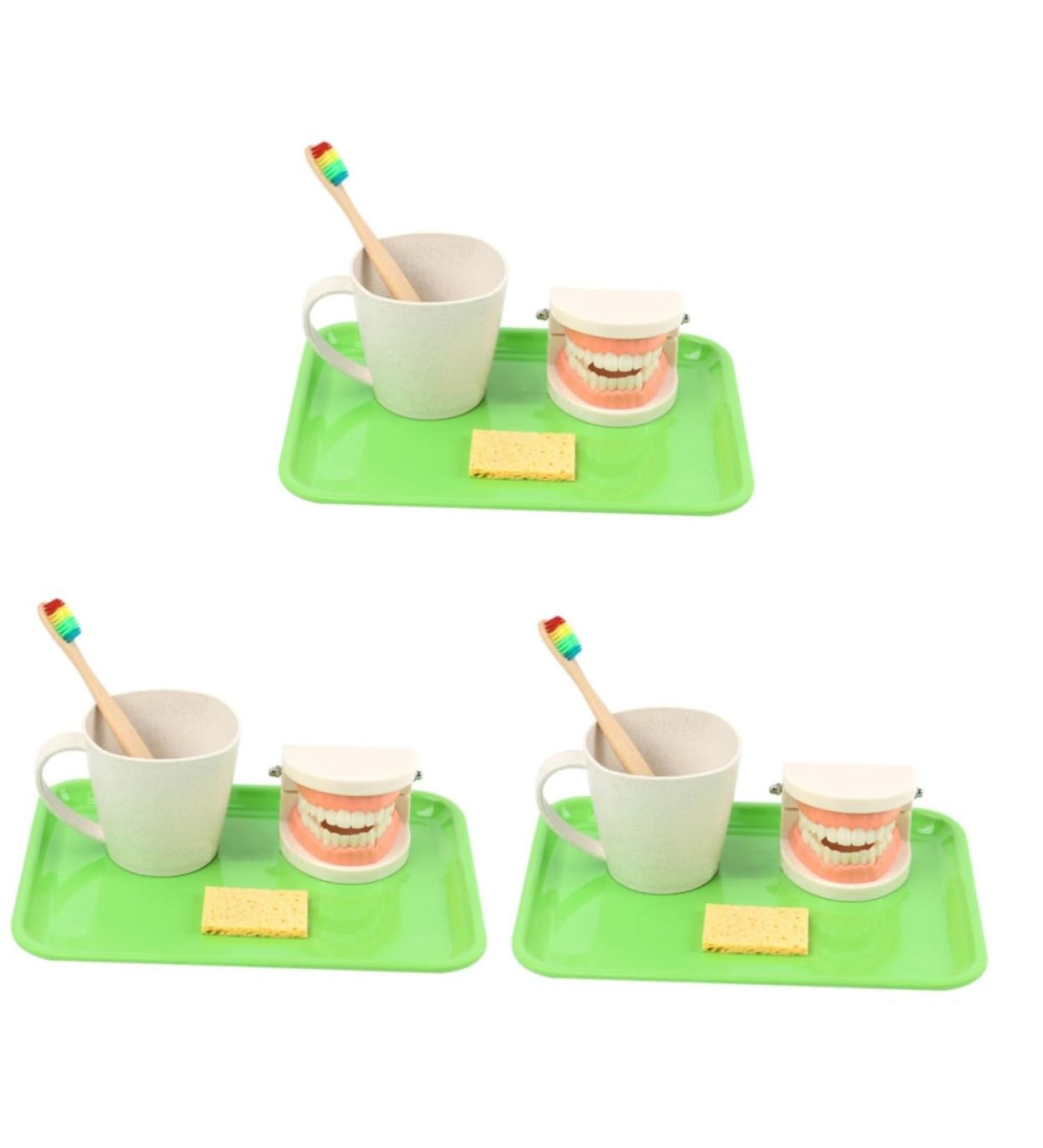 Shop Minkissy 3 Sets Early Dental Education Toys - Preschool Toiletries Puzzle & Abs Reusable | International Shipping Available - Buy Online on GoSupps.com