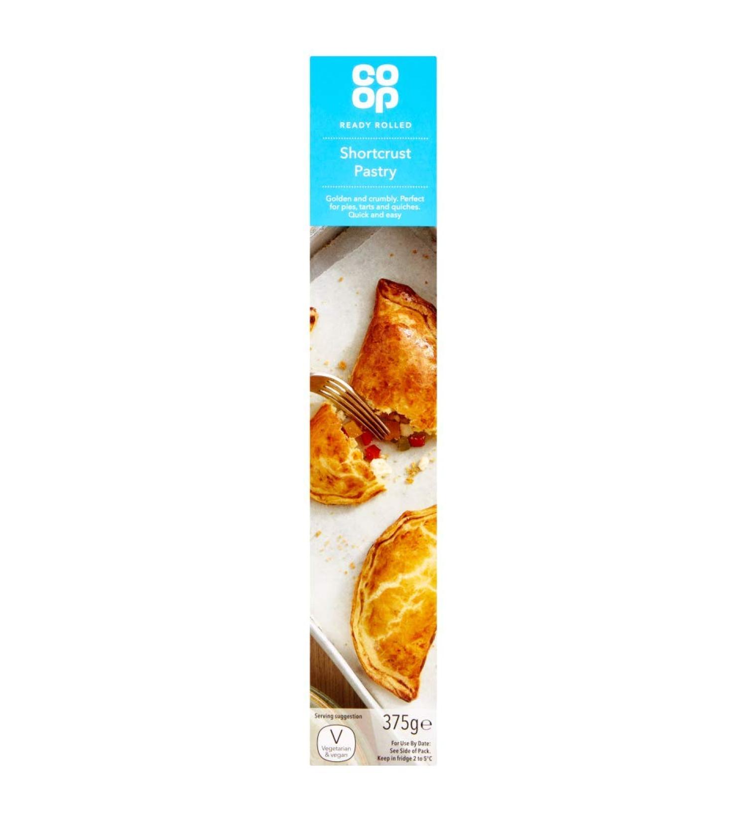 Co-op Ready Rolled Shortcrust Pastry 375g