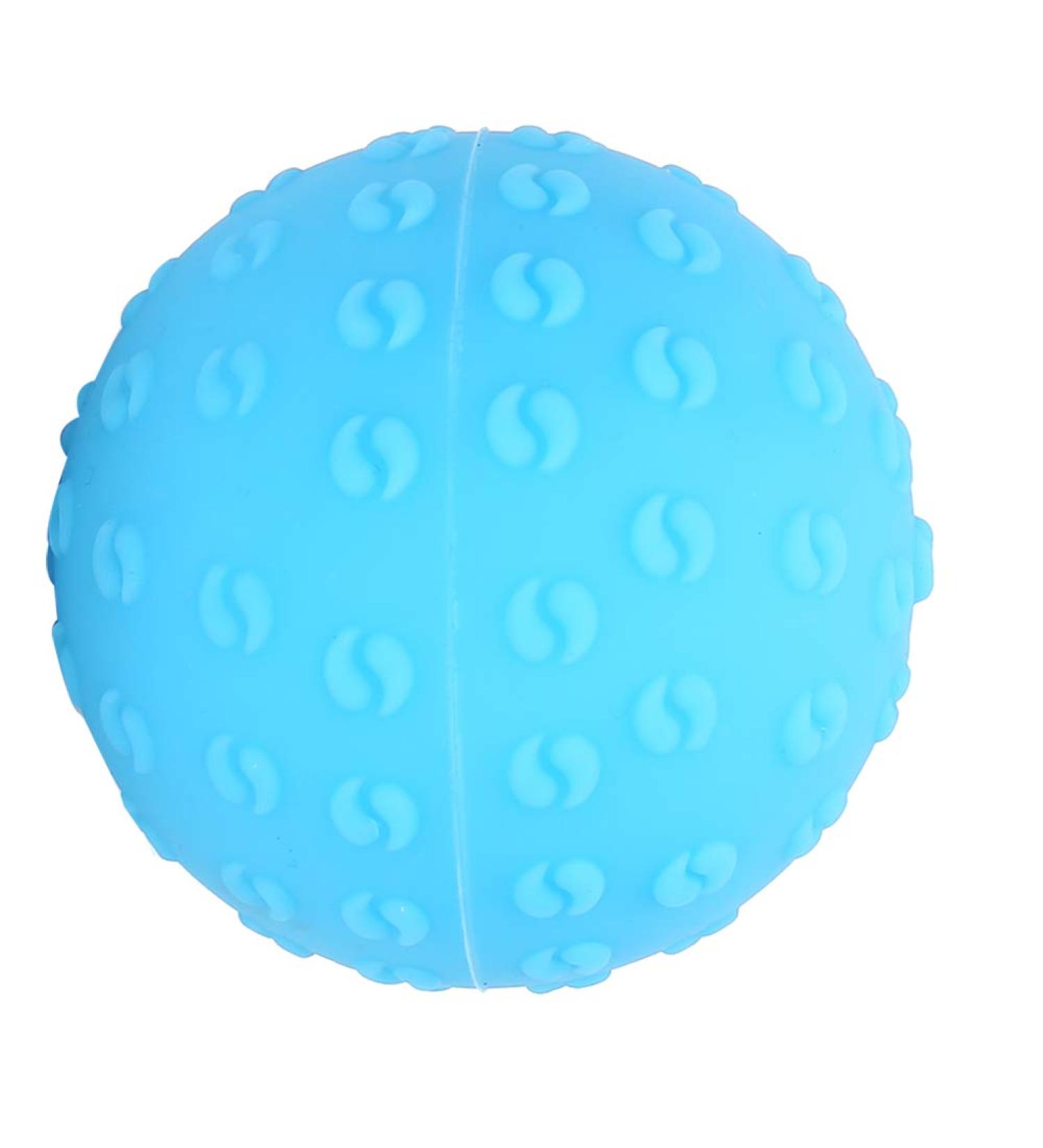 Buy Verdant Touch Silicon Massage Ball for Yoga - Blue Fascia Massage Ball for Body Shoulder & Hand Relief - Buy Online on GoSupps.com