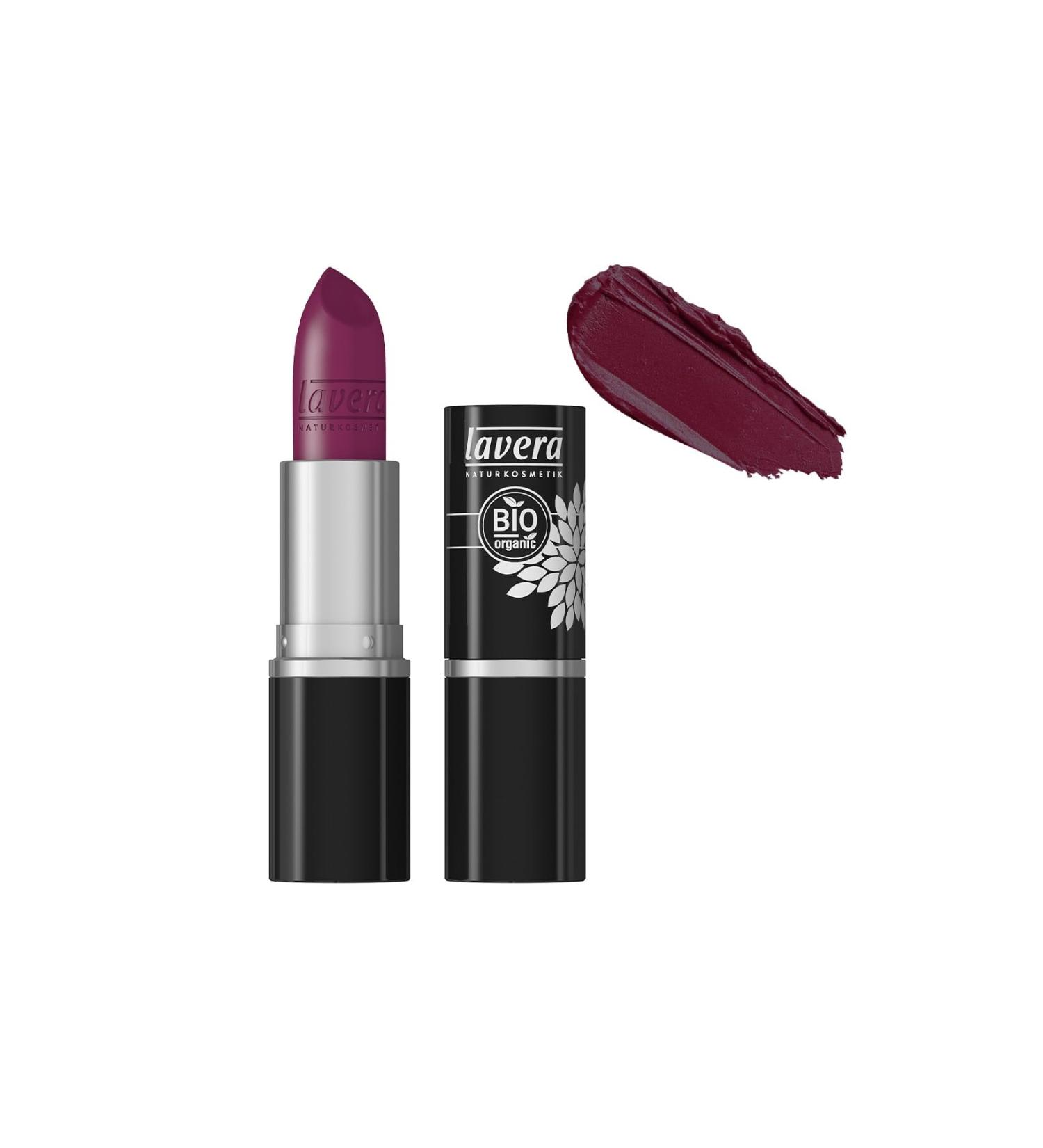 Lavera Beautiful Lips Color Intense Natural Lipstick (Purple Star #33) Long Lasting Glamorous Color - Protect Moisturize and Condition lips (4.5g/0.15oz)