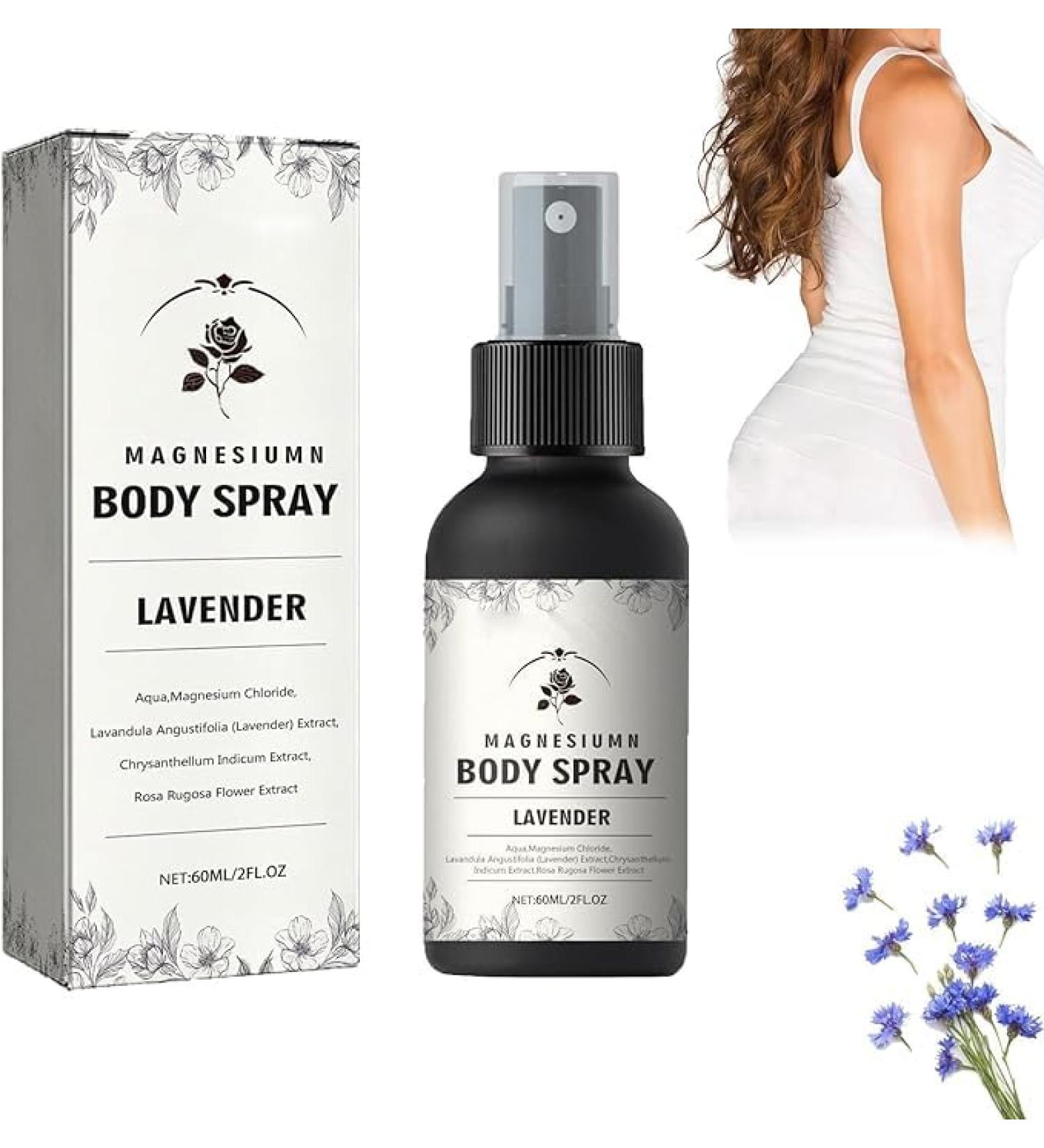 2024 New 1/2/3Pcs Magnesium Spray Lavender - Magnesium Spray for Sleep and Anxiety | Magnesium Body Spray | Magnesium Oil Body Spray | Pure Magnesium Chloride Body Spray - 60ML/2FL.OZ (1pcs Magnesium Spray) - Buy Online on GoSupps.com