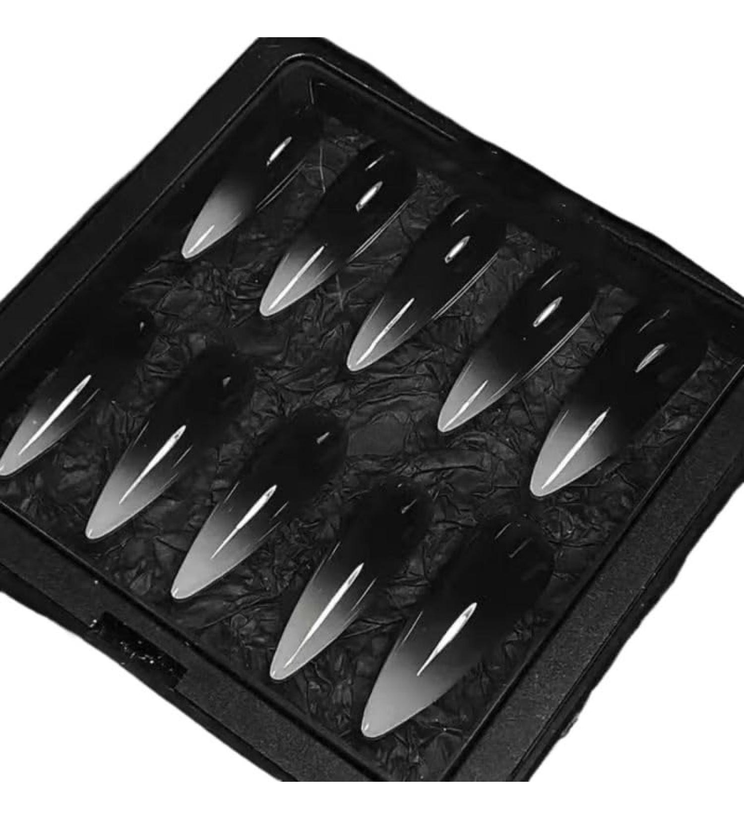 Temperament-enhancing manicure European and American pointy nails 4.5cm long and cool to wear.(XS)