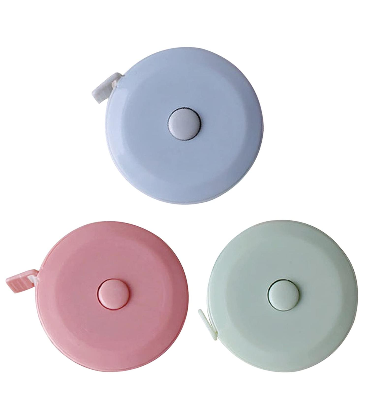 3 Pack Soft Sewing Tape Measure for Body Measuring - 79 Inch Retractable Fabric Tape Measure - Mini Measurement Tape Set - Premium Cloth Tape Measure - Pink/Green/Blue - Buy Online on GoSupps.com