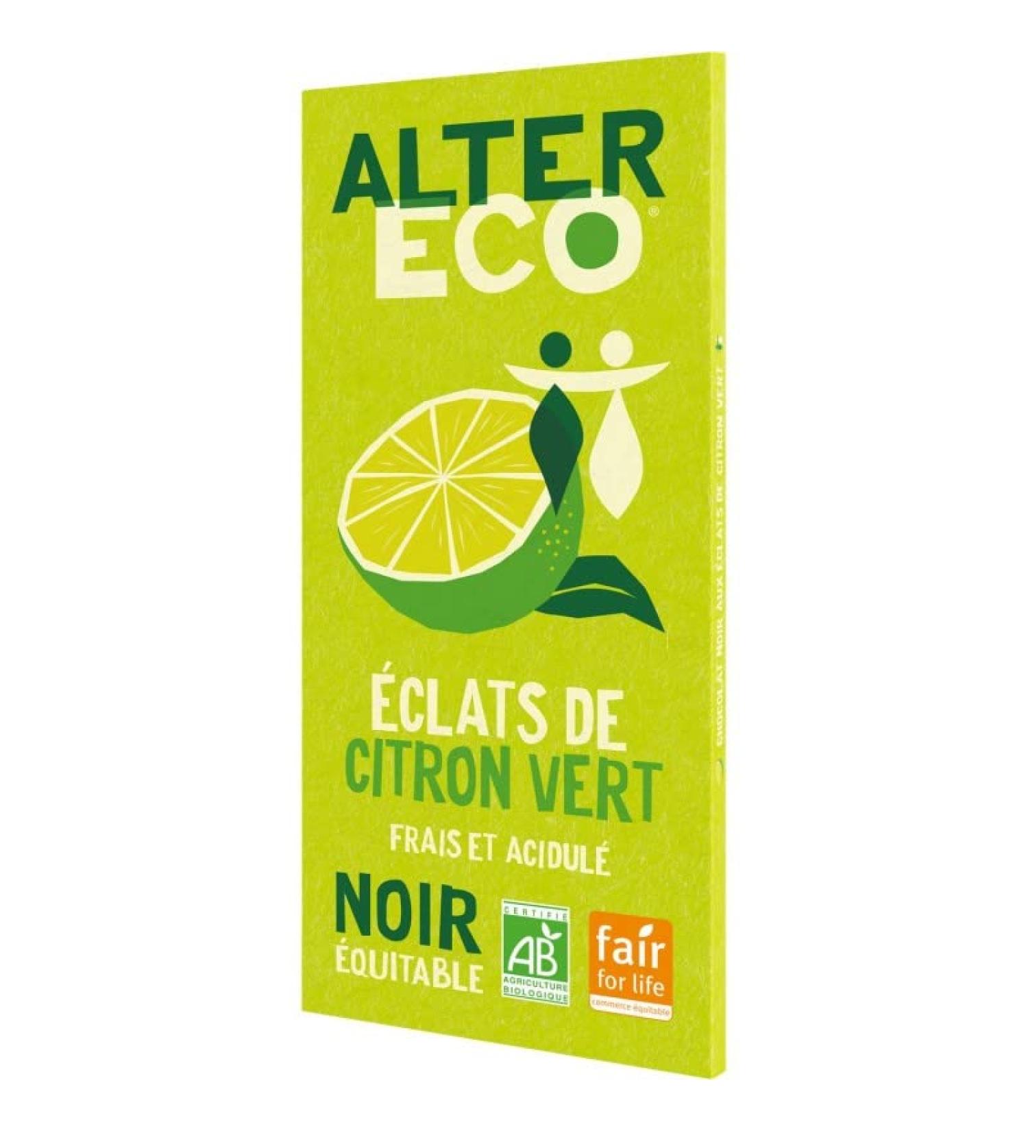ALTER ECO - ALTER ECO DARK CHOCOLATE ORGANIC LEMON ZEST 100G - PACK OF 4 - Buy Online on GoSupps.com