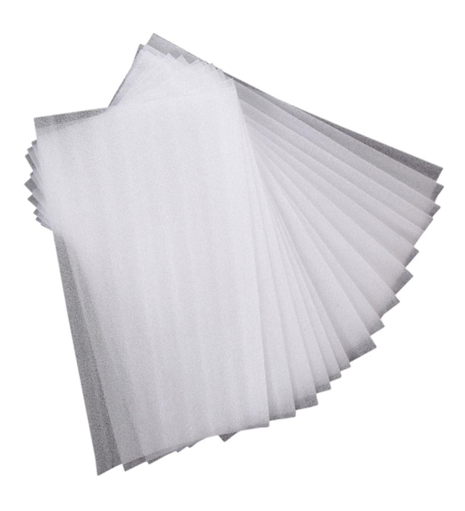 OHPHCALL Washable Hair Dye 30 Sheets Pearl Cotton Highlighter Foam White Hair Dye Tin Foil Hair Dye Tools 27.5x15.2cm White - Buy Online on GoSupps.com