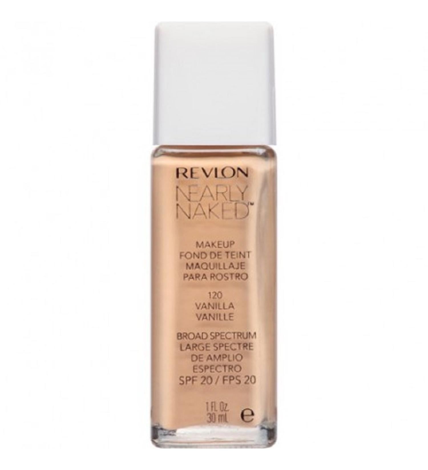 Revlon Nearly Naked Makeup - Vanilla - 1 oz